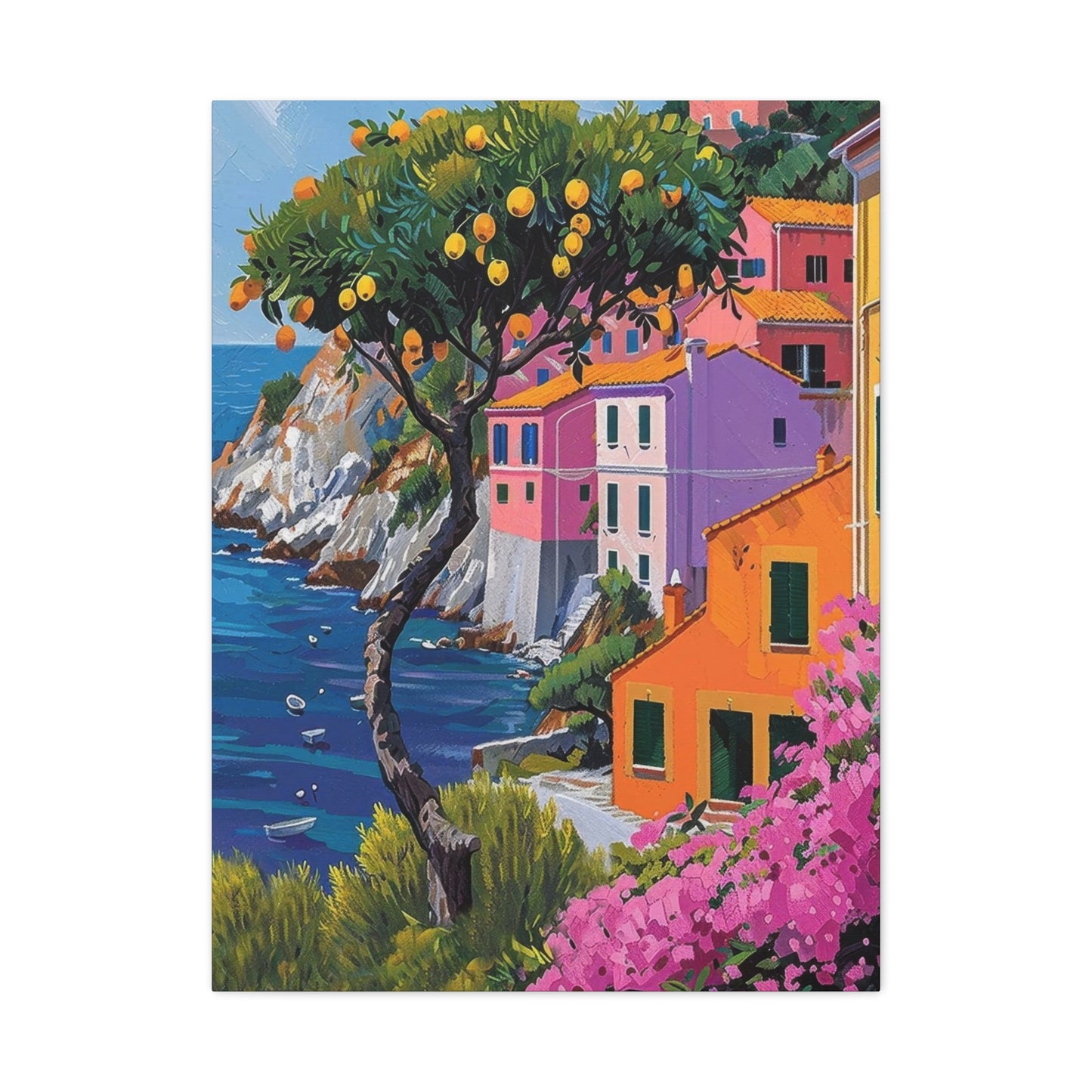 Amalfi Coast Lemon Tree Italy Wall Art & Canvas Prints