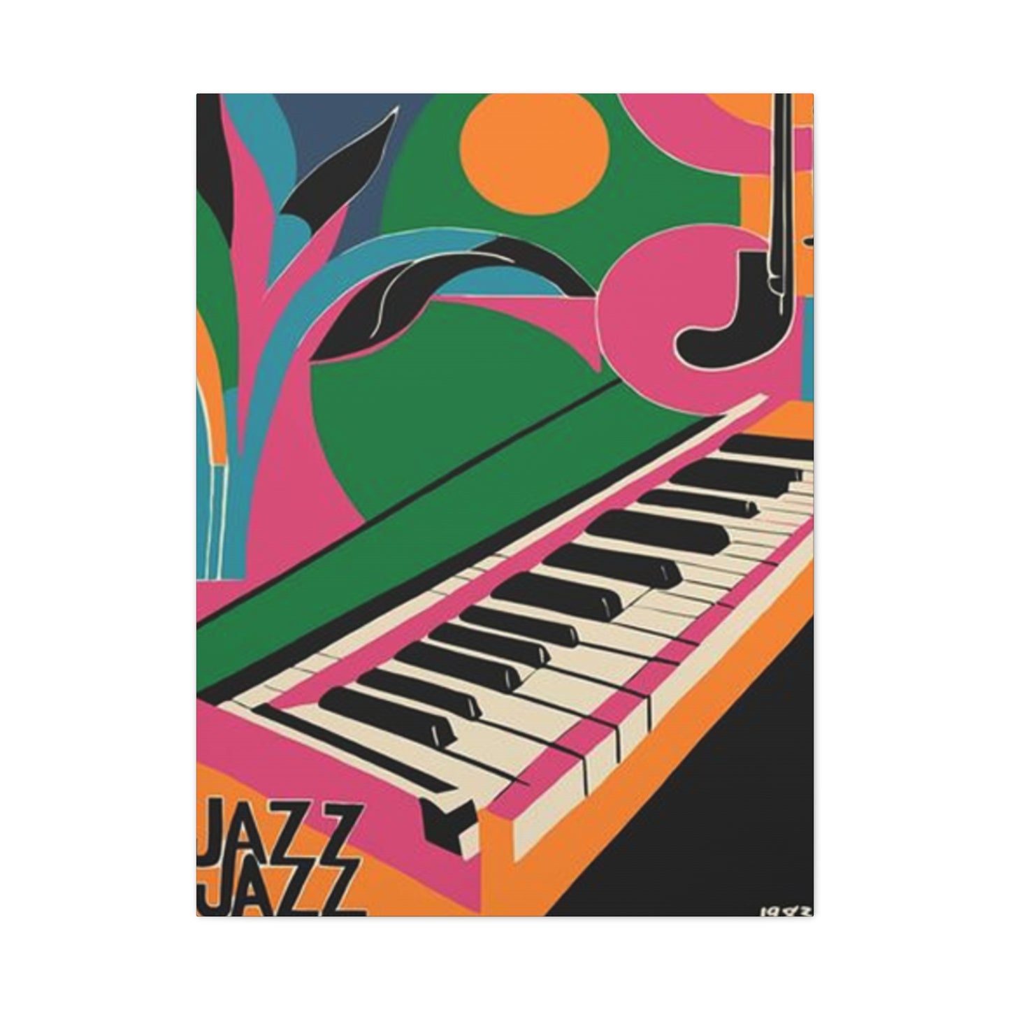 Colorful Jazz Poster Wall Art & Canvas Prints