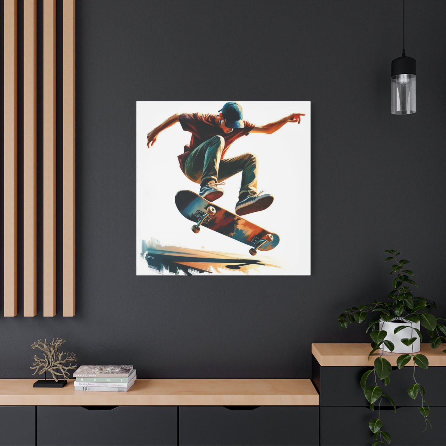 Skateboard Graffiti Wall Art & Canvas Prints