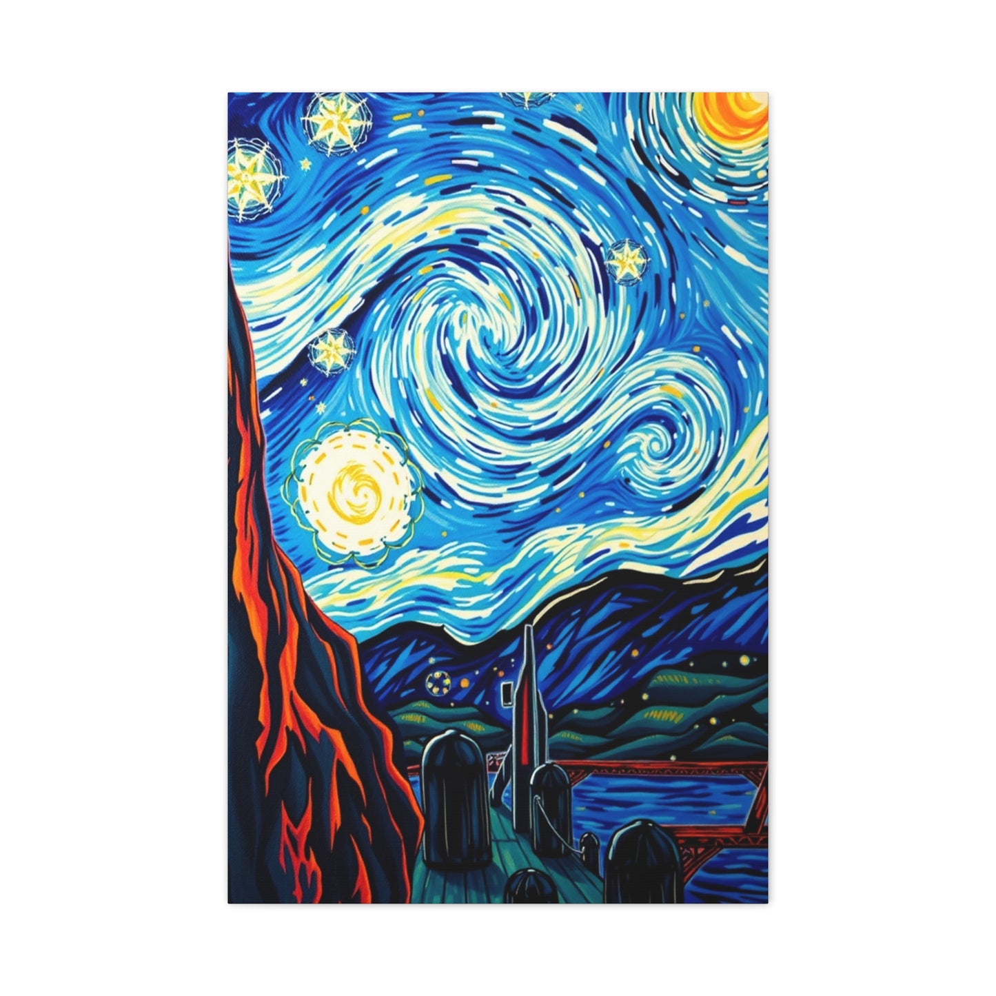 The Starry Night Canvas Art Supreme Gallery Wall Art & Canvas Print