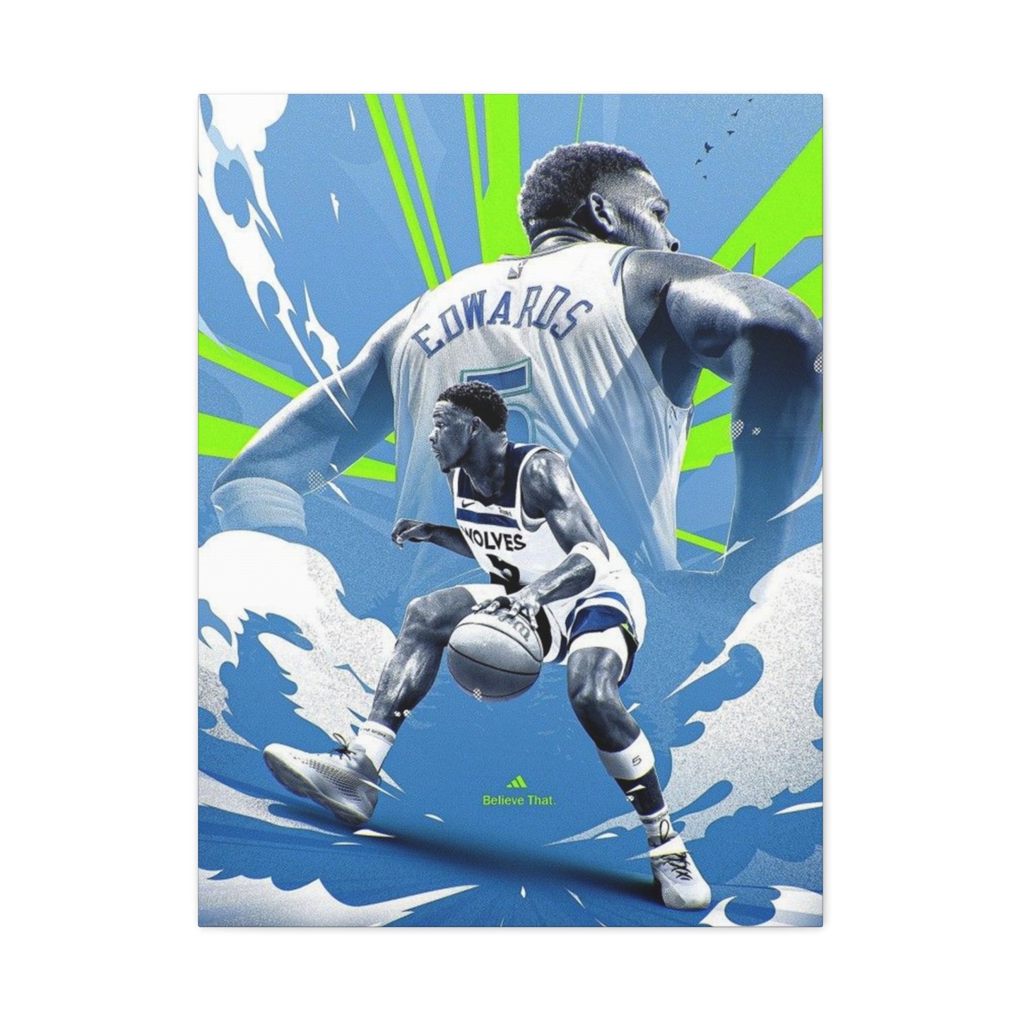 Edward Basketball Poster Wall Art & Canvas Prints