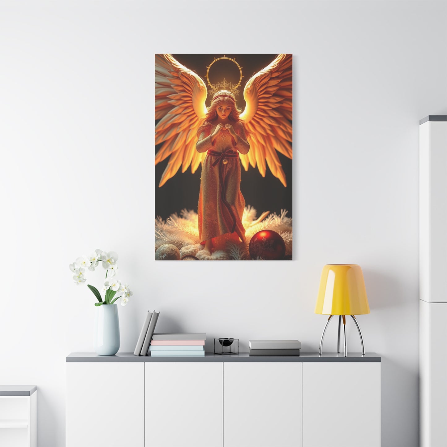 Elite Christmas Angel Art Vision Wall Art & Canvas Print