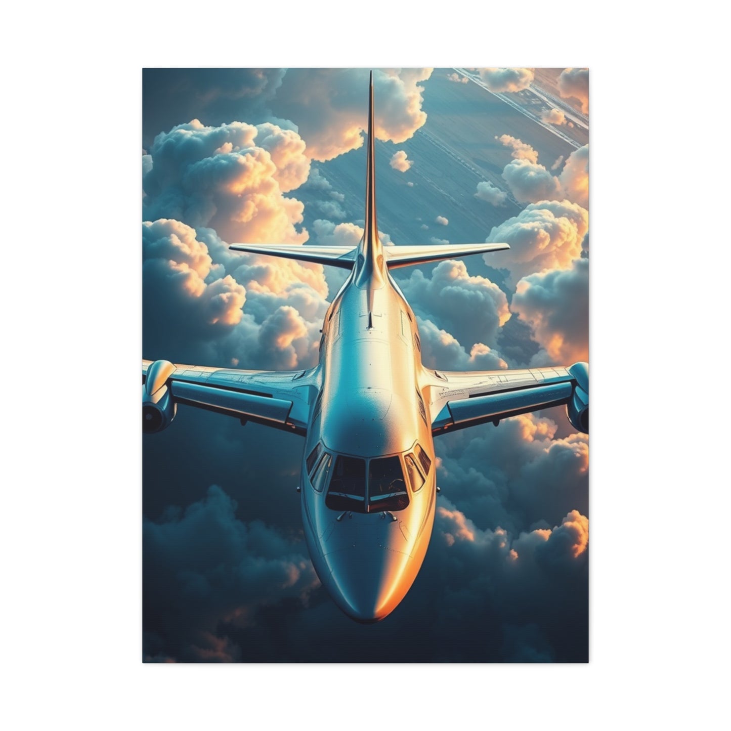 Masterpiece Airplane Art Vision Wall Art & Canvas Print
