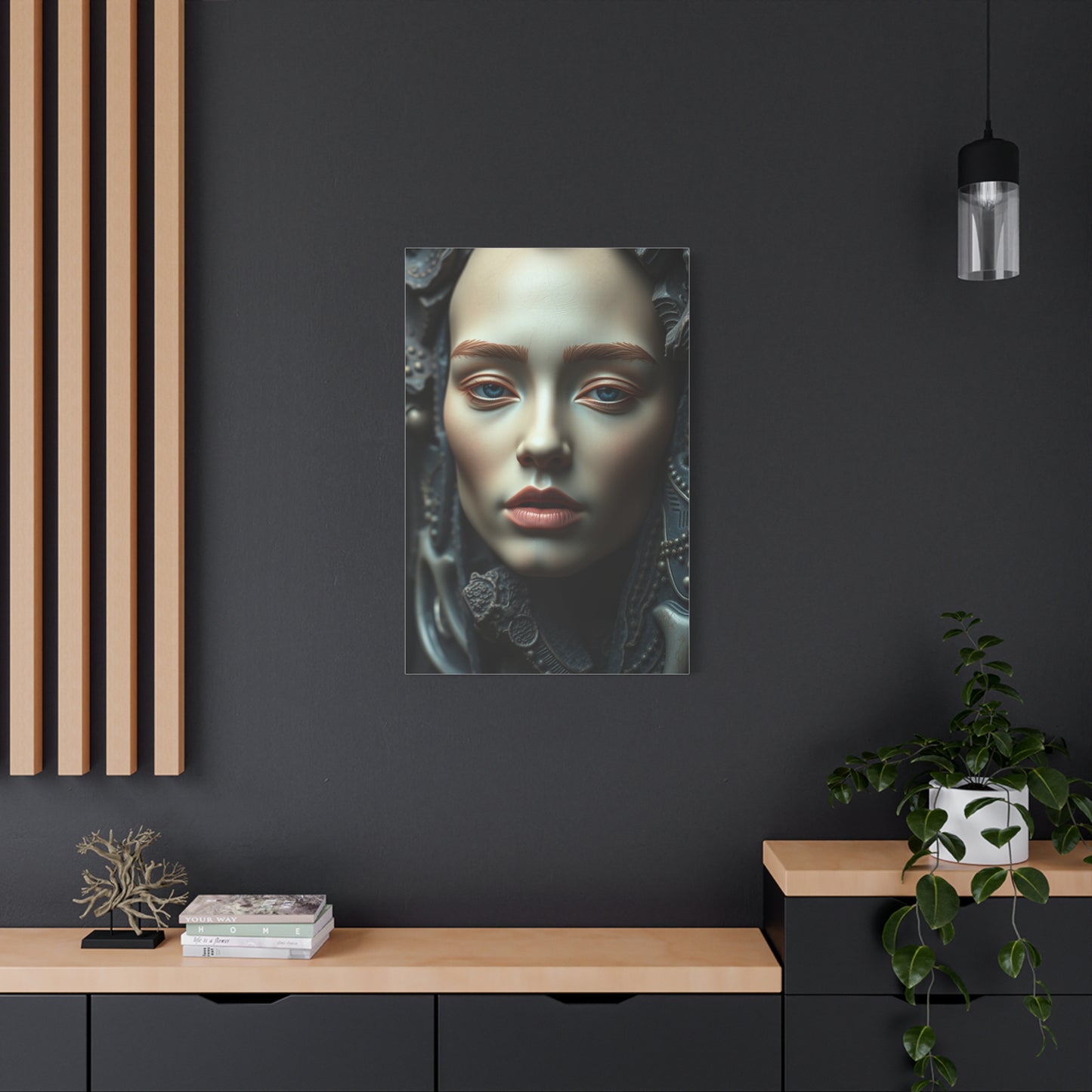 Charcoal, Onyx, and Ivory Art Supreme Gallery Wall Art & Canvas Print