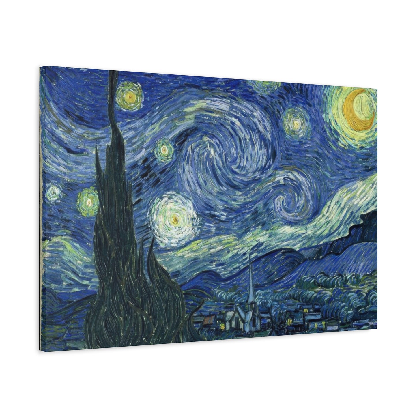 The Starry Night By Vincent Van Gogh Impression Wall Art & Canvas Prints