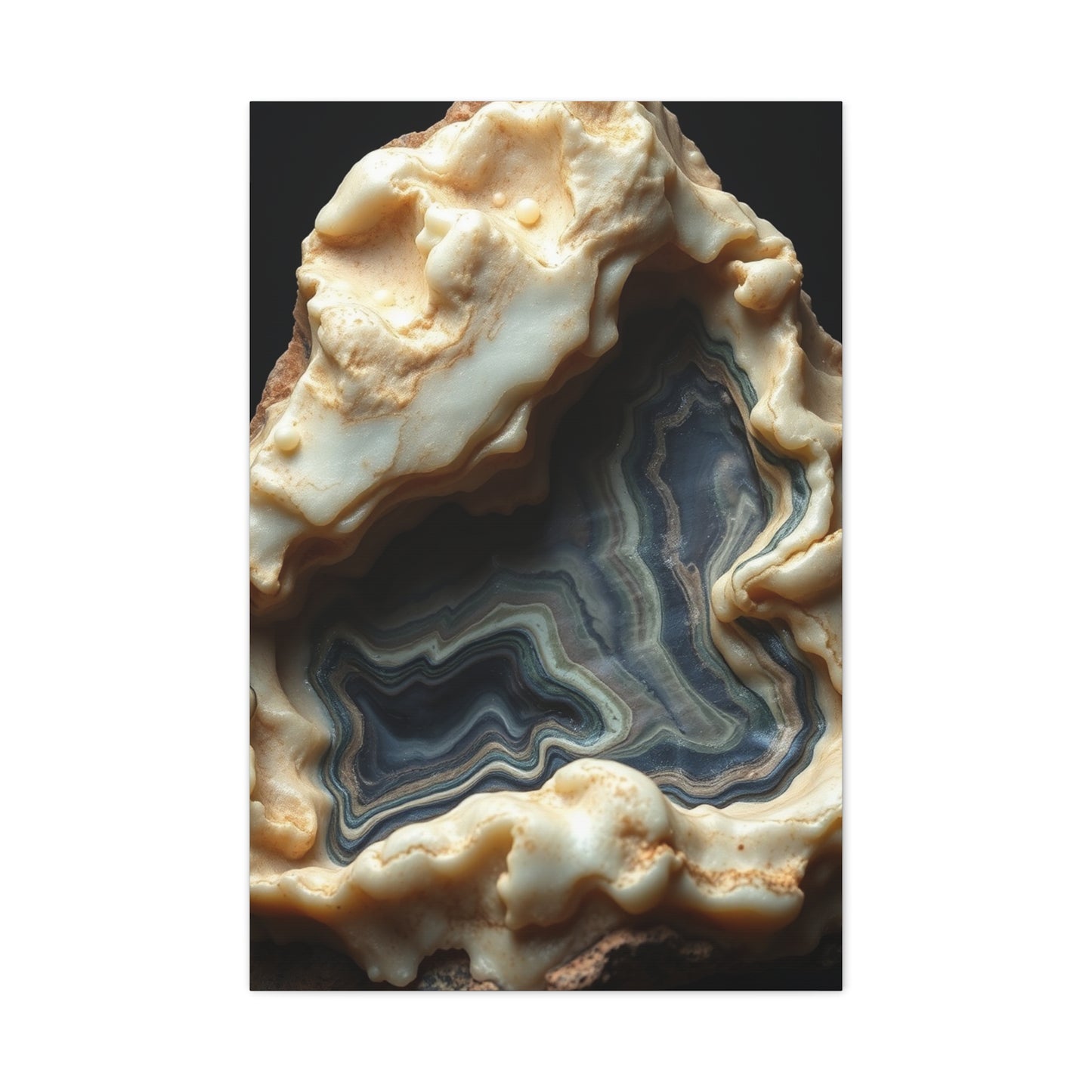 Vision Charcoal, Onyx, and Ivory Art Art Wall Art & Canvas Print