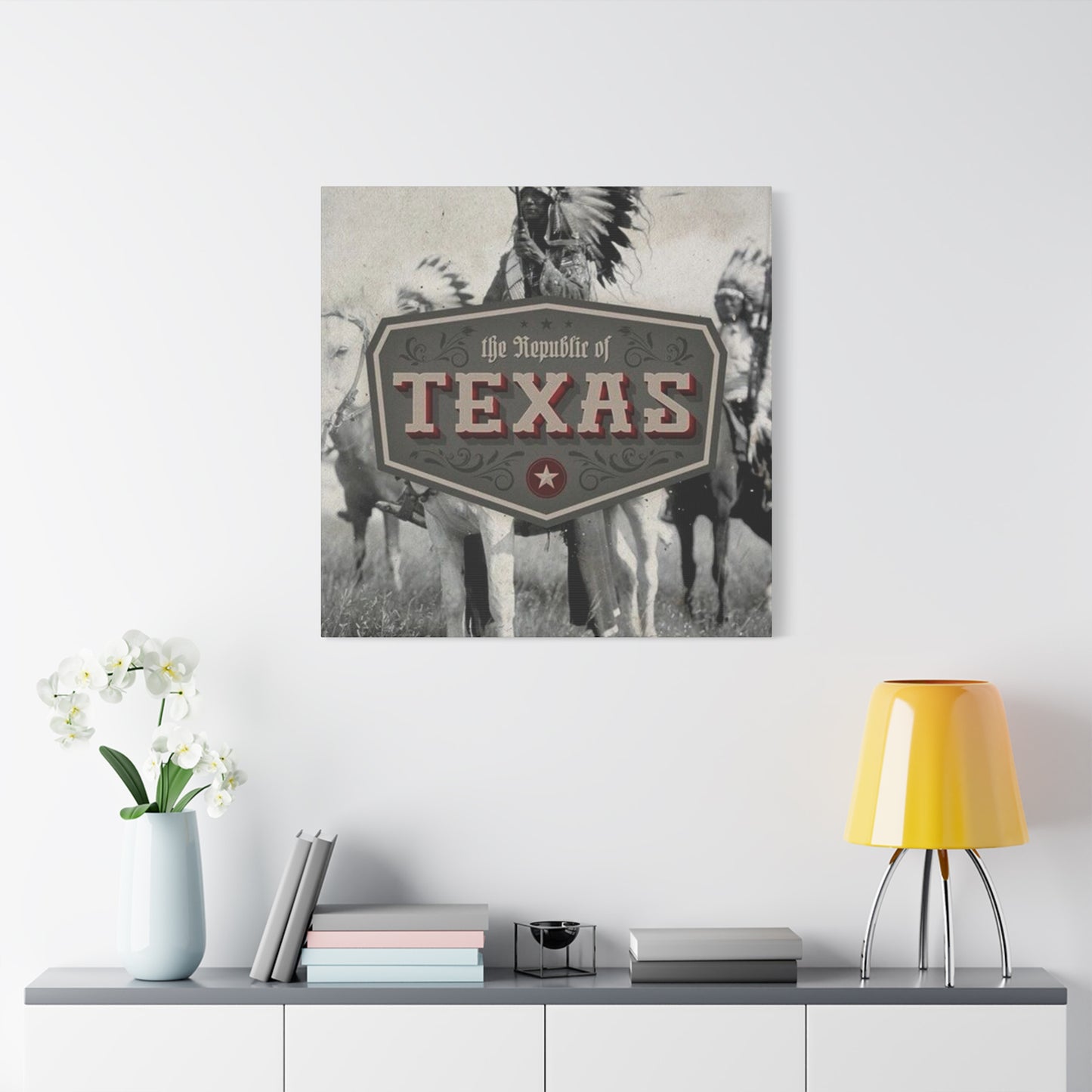 The Republic Of Texas Poster Wall Art & Canvas Prints