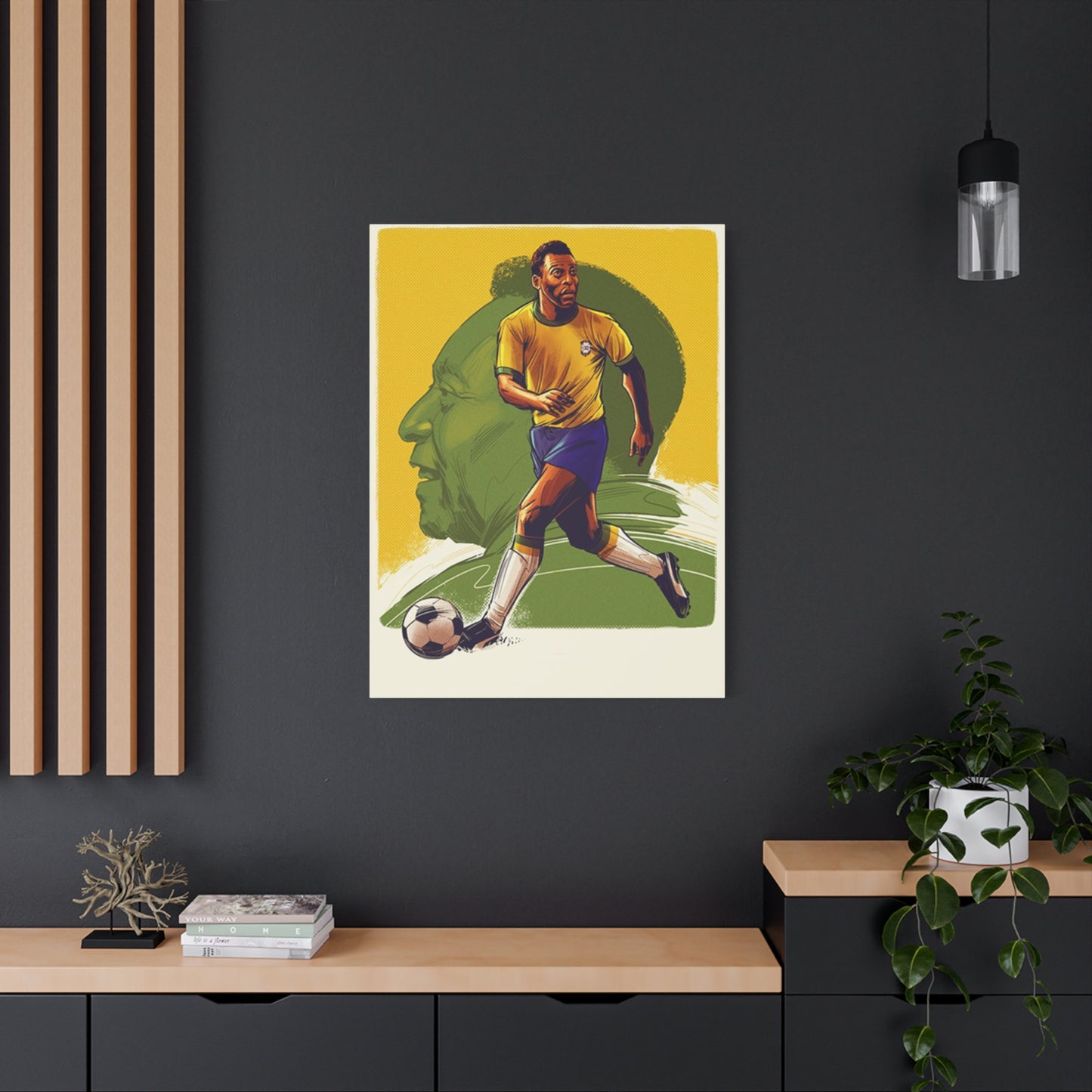 Football Player Poster Wall Art & Canvas Prints