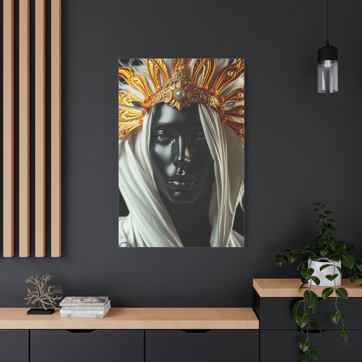 Supreme Black White and Gold Art Collection Wall Art & Canvas Print