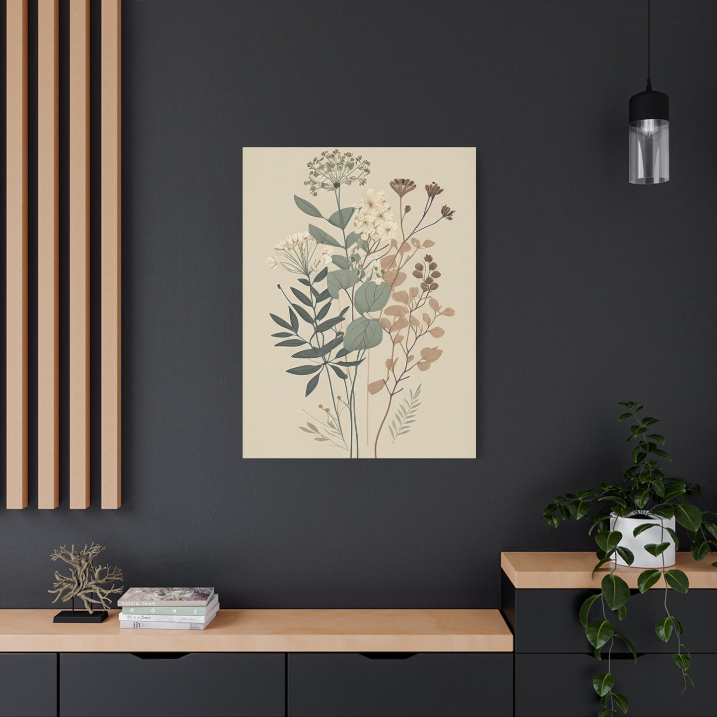 Plant Soft Paint Wall Art & Canvas Prints