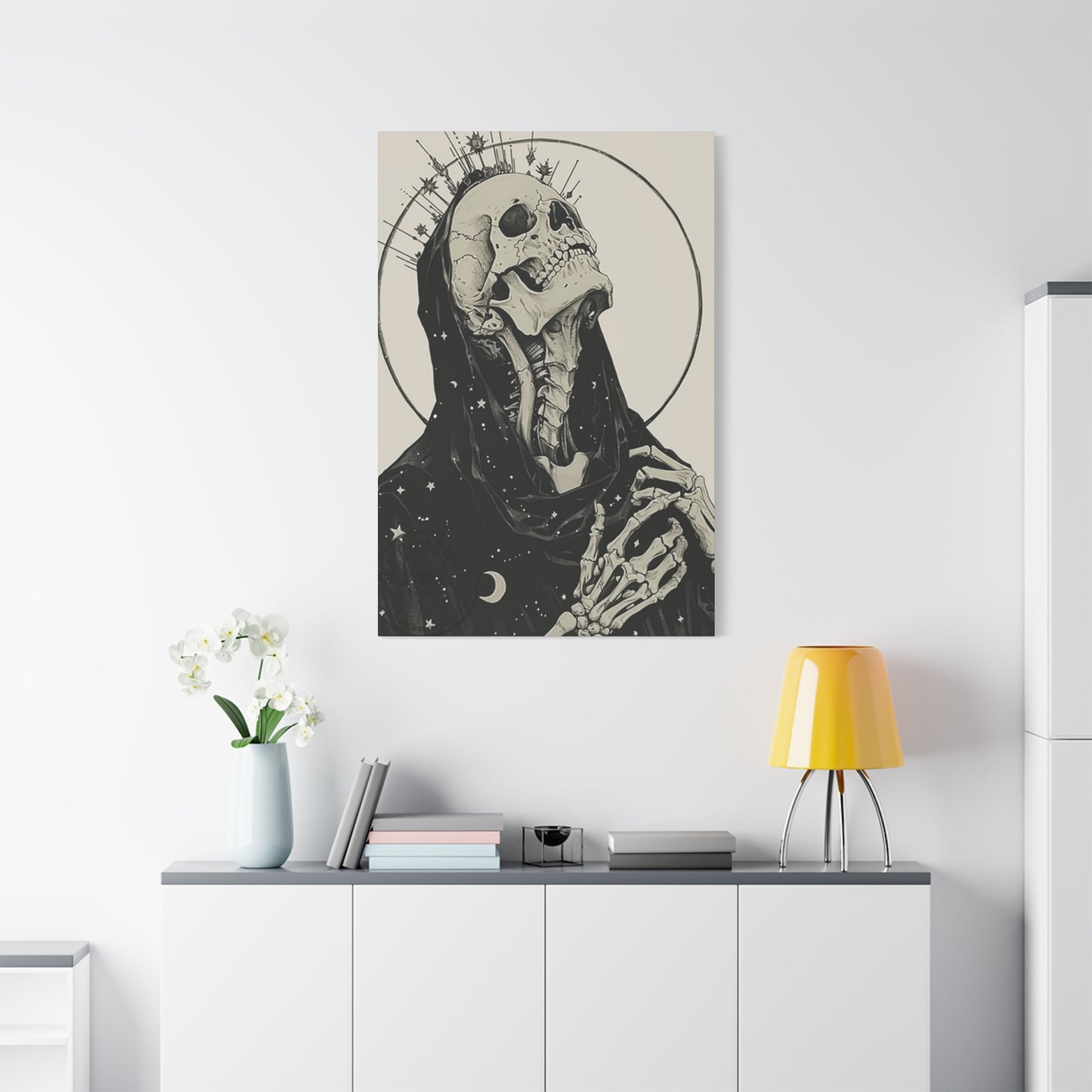 Covered Skeleton Cloth Poster Wall Art & Canvas Prints