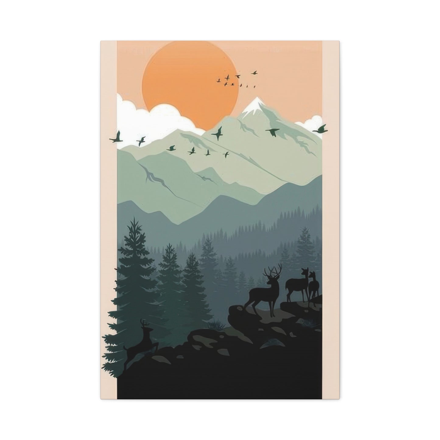 Forest Landscape Abstract Wall Art & Canvas Prints