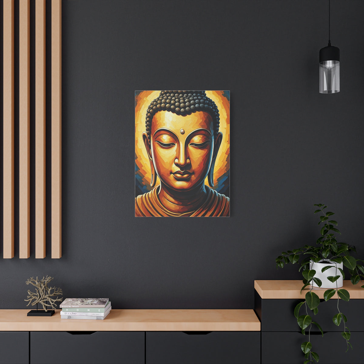 Sacred Halo Buddha Wall Art & Canvas Prints