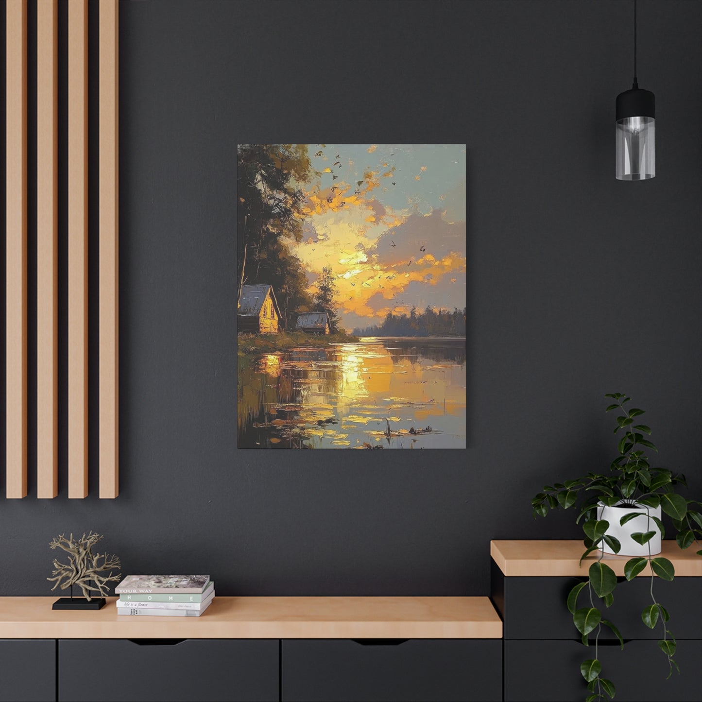 Sunset Impressionism Wall Art & Canvas Prints