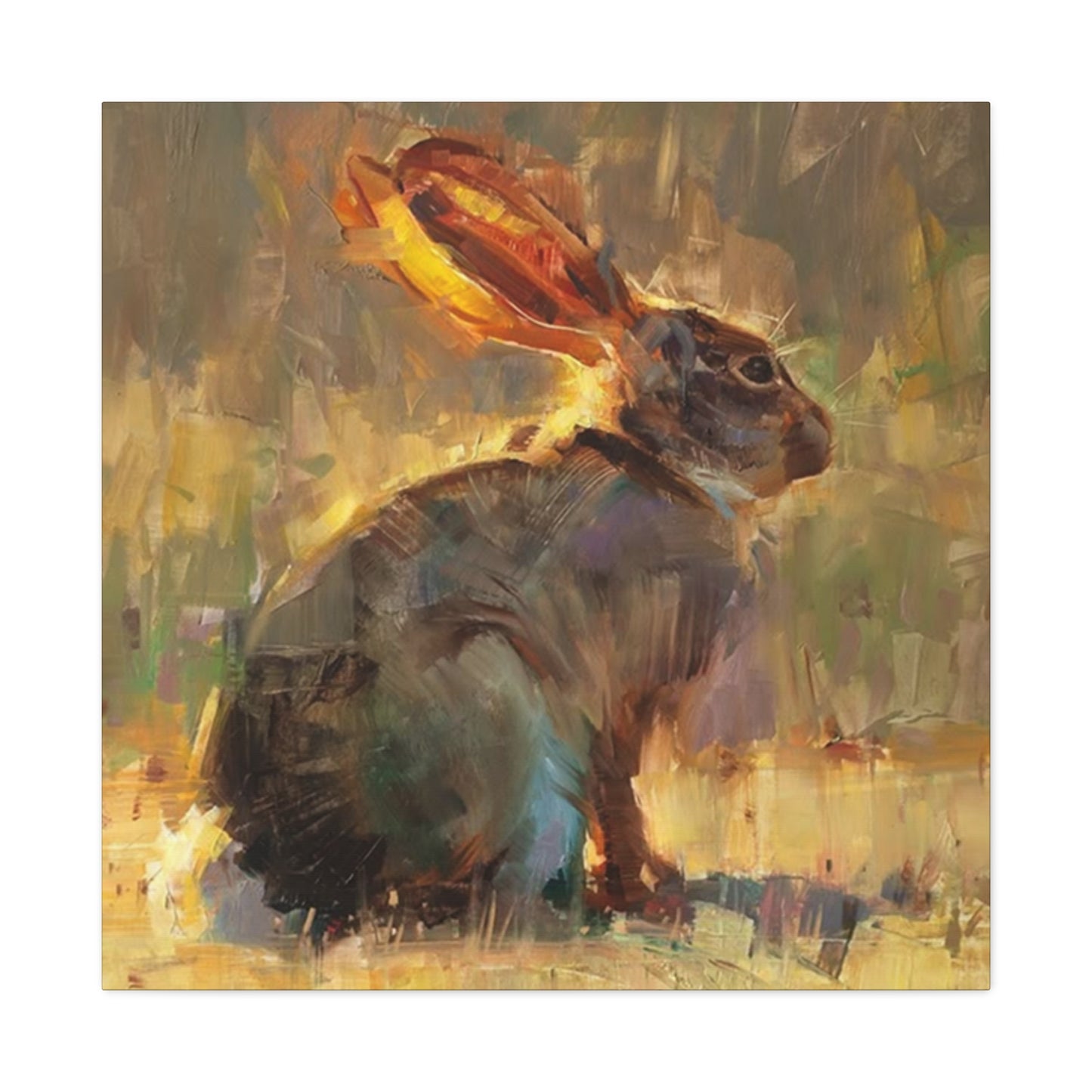 The Brown Bunny Painting Wall Art & Canvas Prints