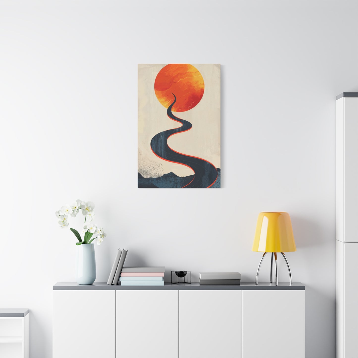 Road To Moon Wall Art & Canvas Prints