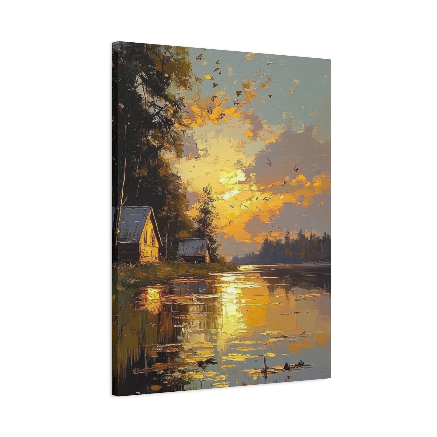 Sunset Impressionism Wall Art & Canvas Prints