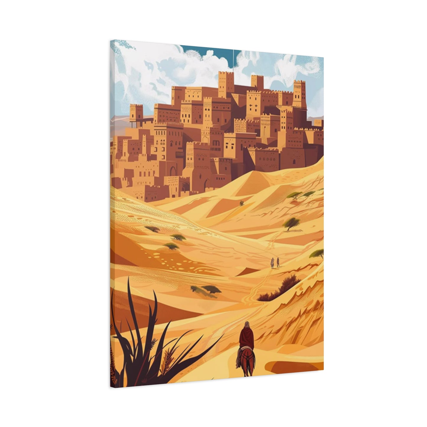 Cowboy In Desert Wall Art & Canvas Prints