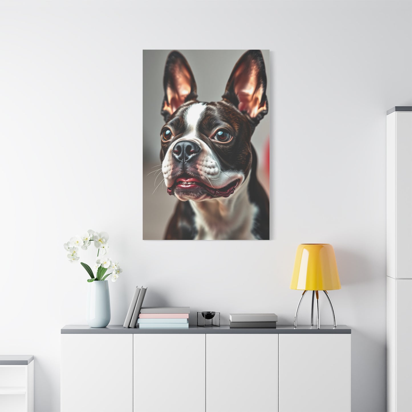 Vision Boston Terrier Art Art Wall Art & Canvas Print