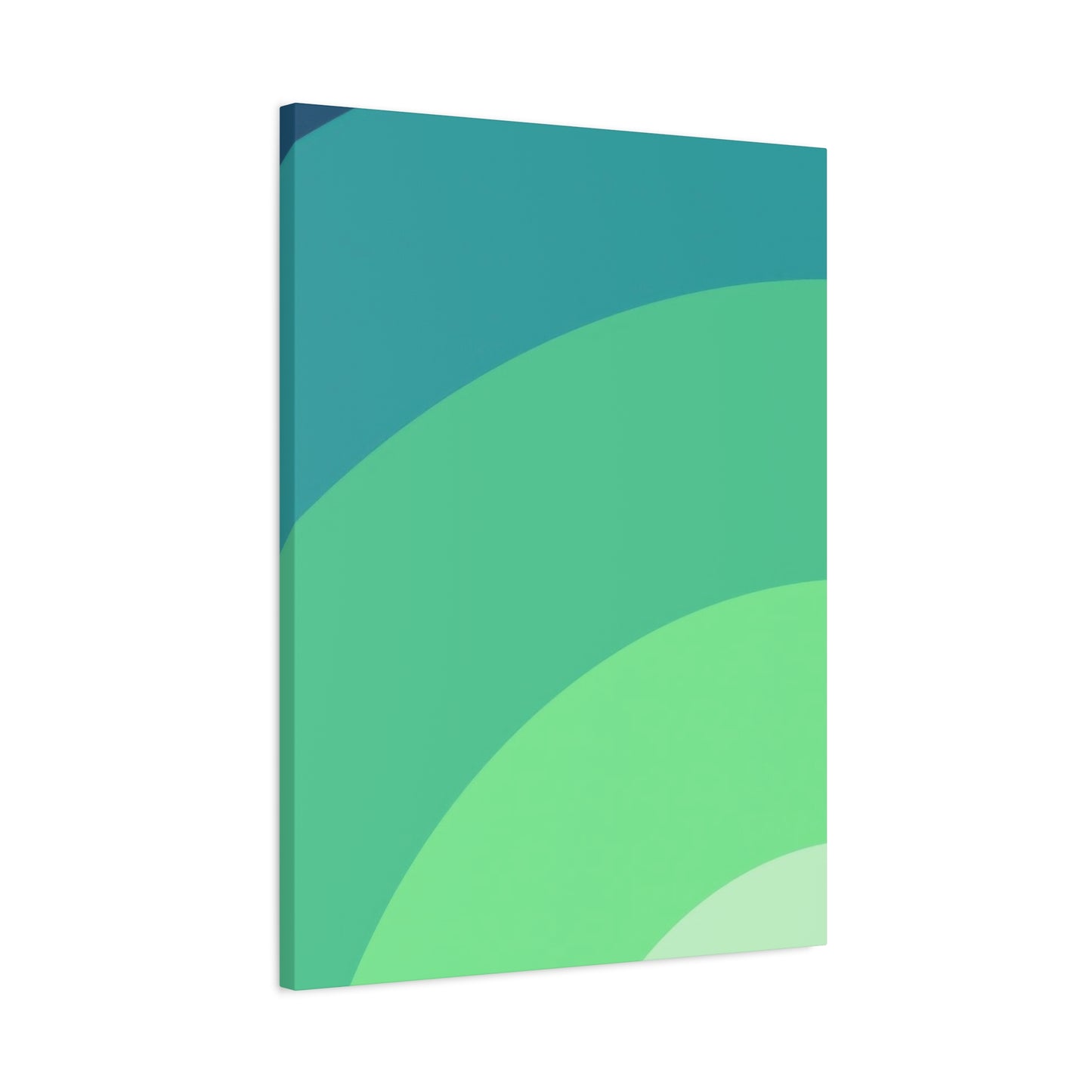 Cool Green Gradient Wall Art & Canvas Prints