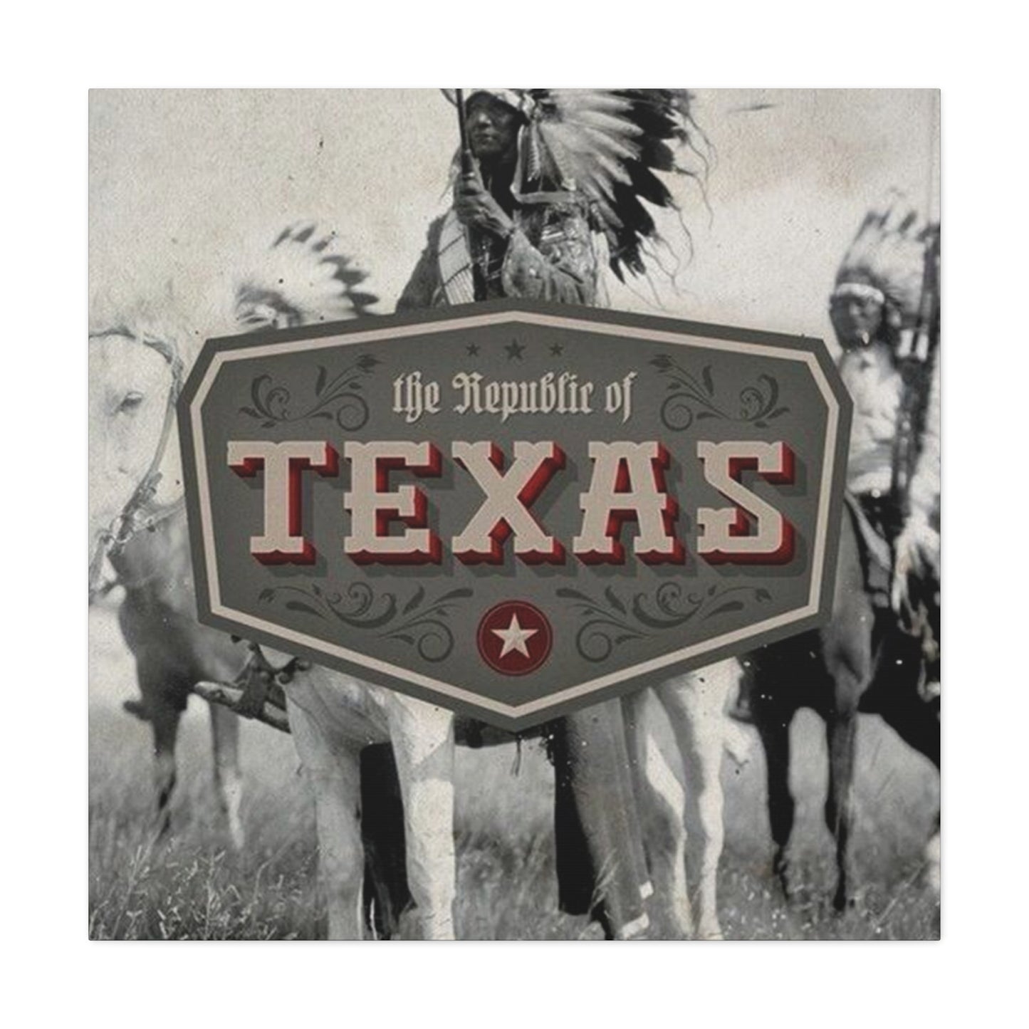 The Republic Of Texas Poster Wall Art & Canvas Prints