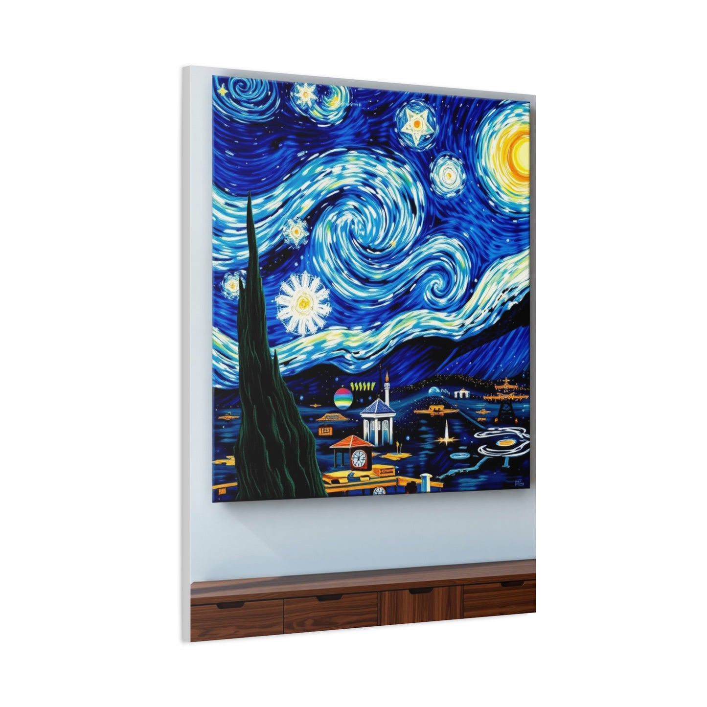 The Starry Night Canvas Art Supreme Gallery Wall Art & Canvas Print