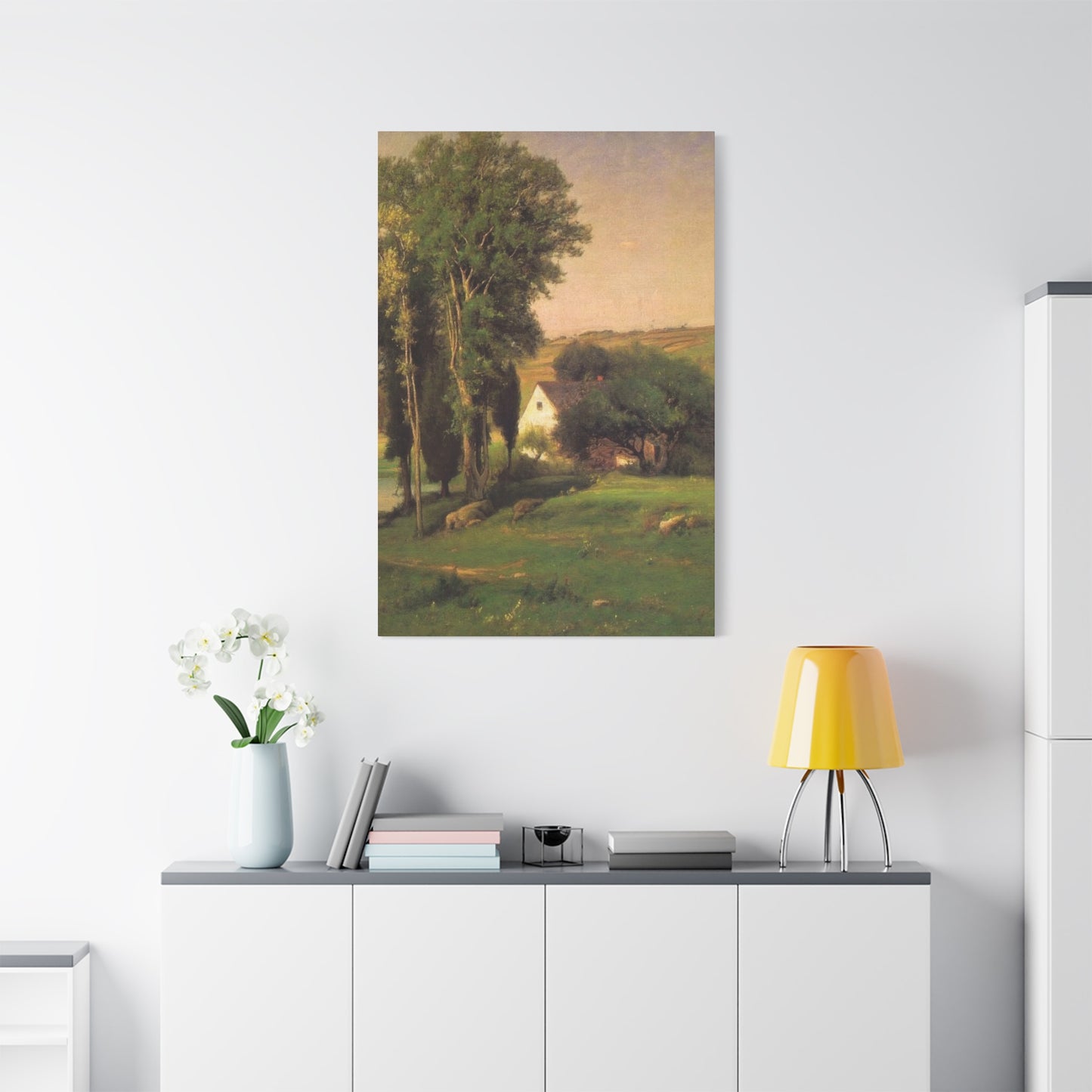 Old Homestead George Inness Wall Art & Canvas Prints