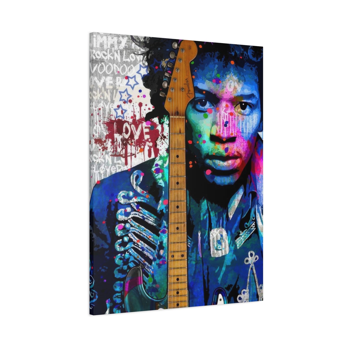Jimi Hendrix 12 Wall Art & Canvas Prints