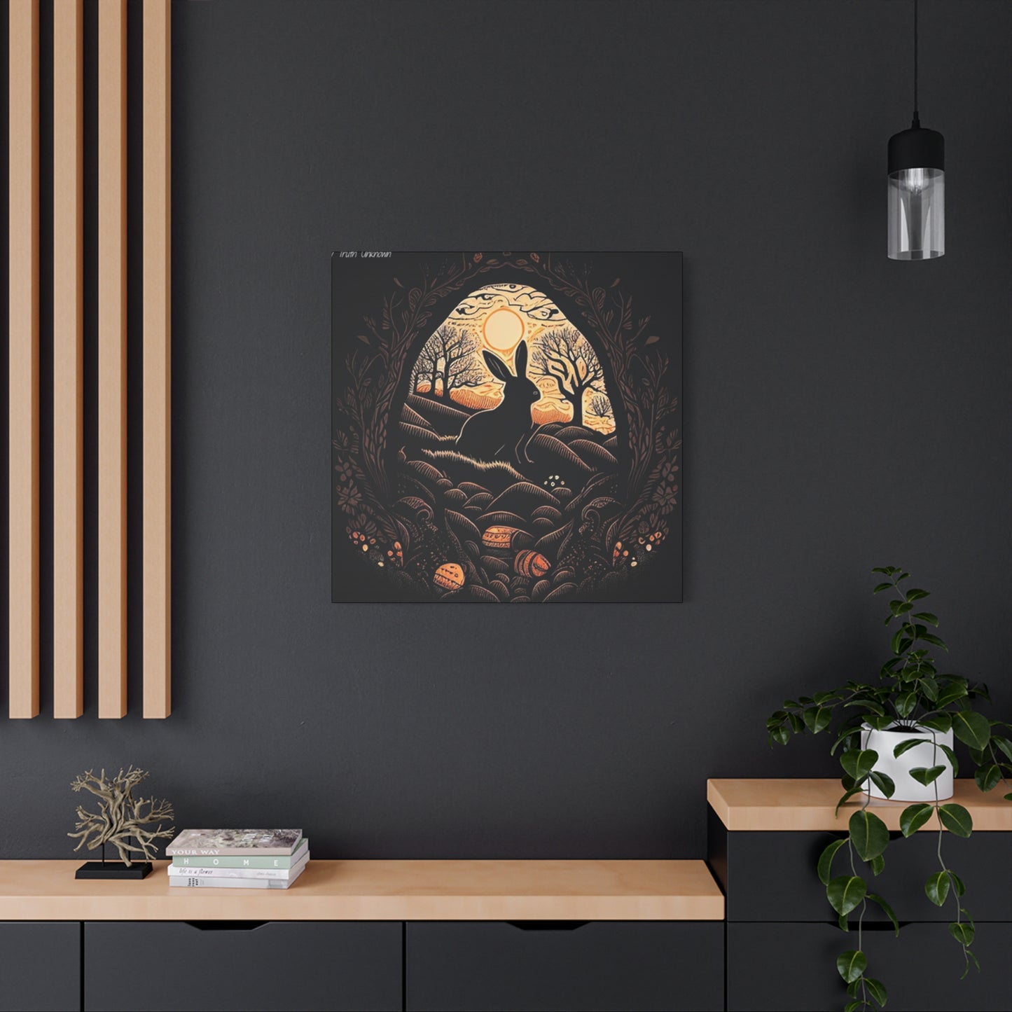 Dark Aura Rabbit Wall Art & Canvas Prints