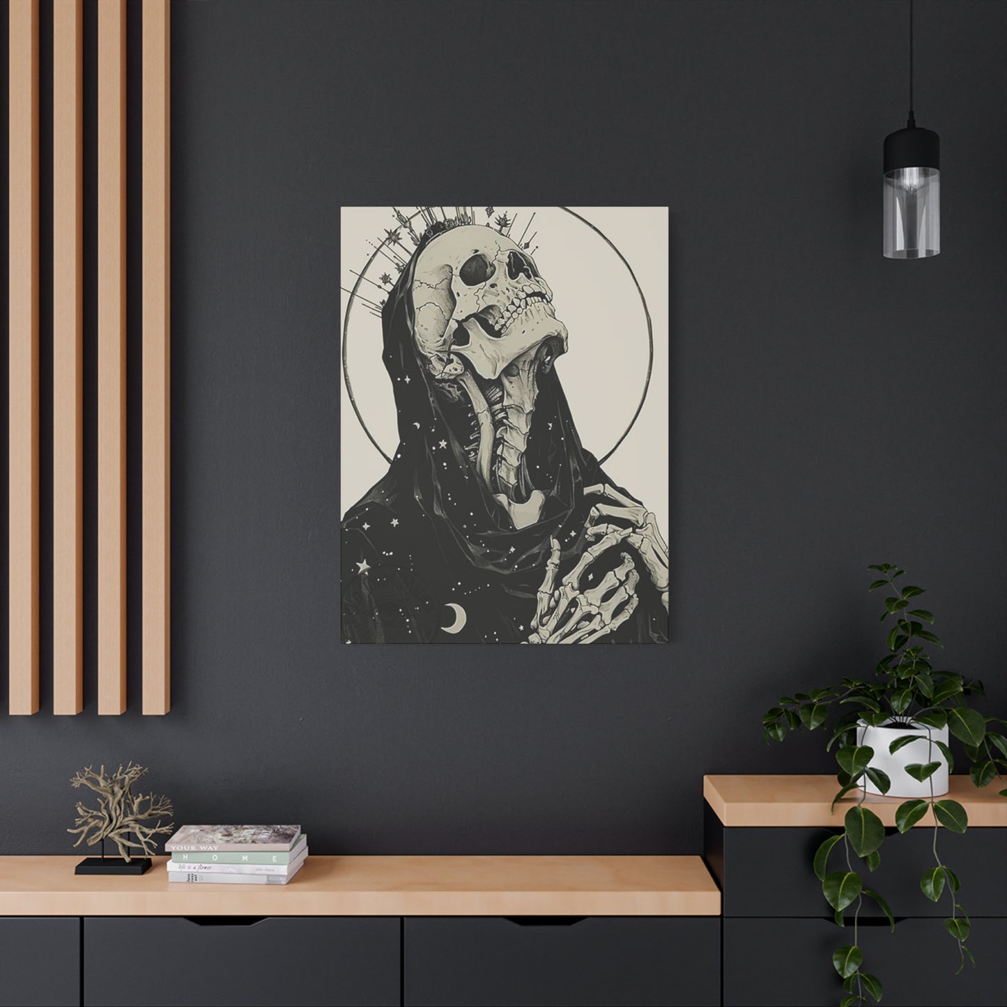 Covered Skeleton Cloth Poster Wall Art & Canvas Prints