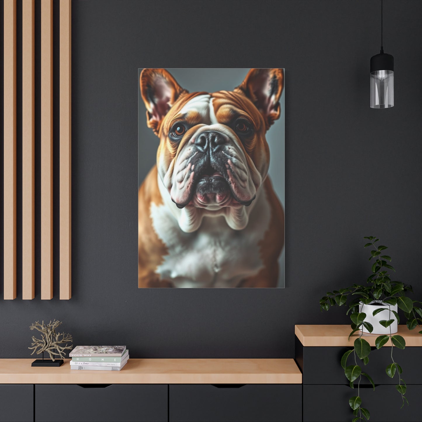 Vision Bulldog Art Art Wall Art & Canvas Print