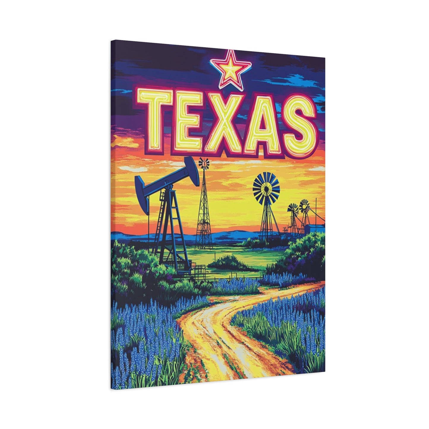 Texas Landscape Painting Wall Art & Canvas Prints