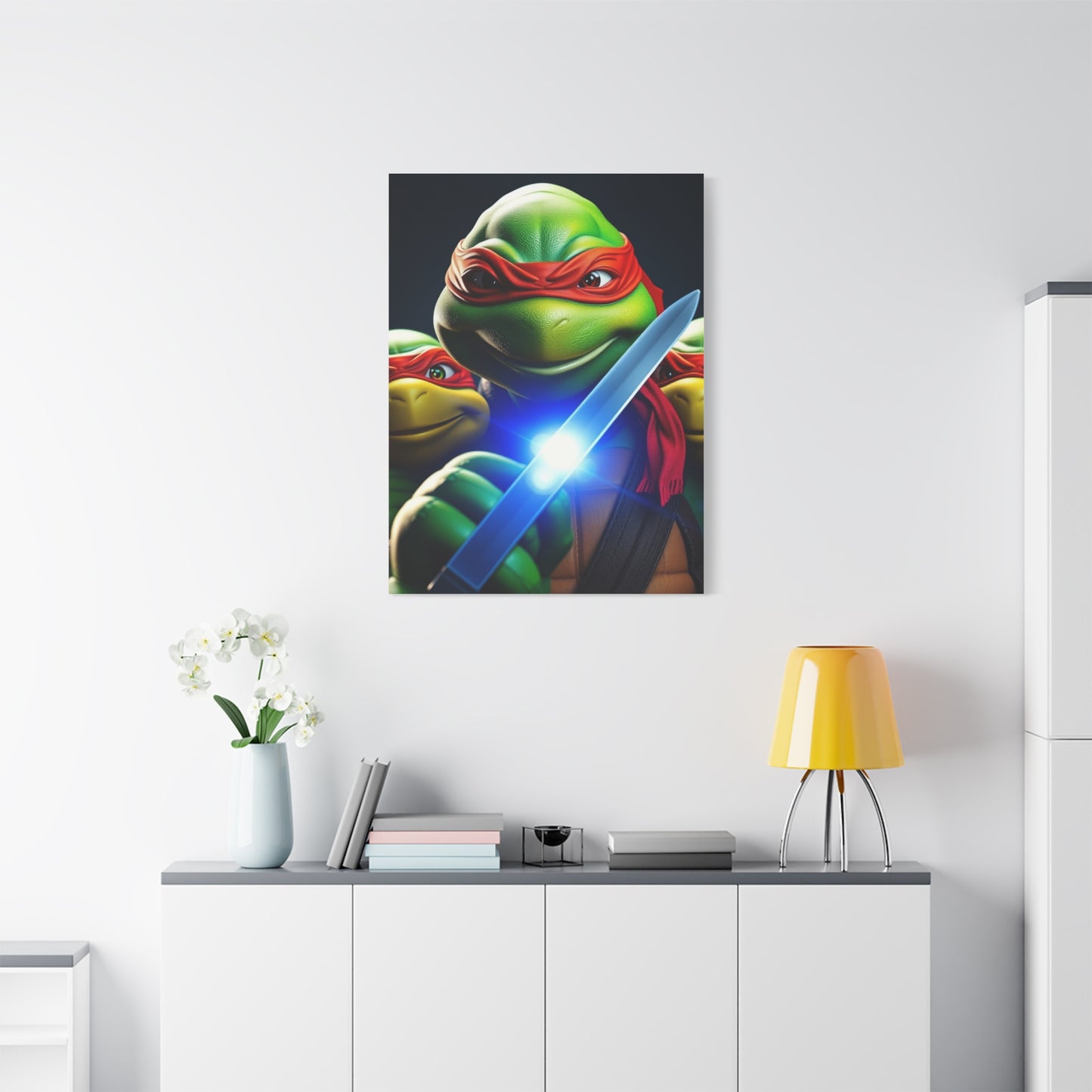 Teenage Mutant Ninja Turtles Characters Art Luxury Canvas Wall Art & Canvas Print