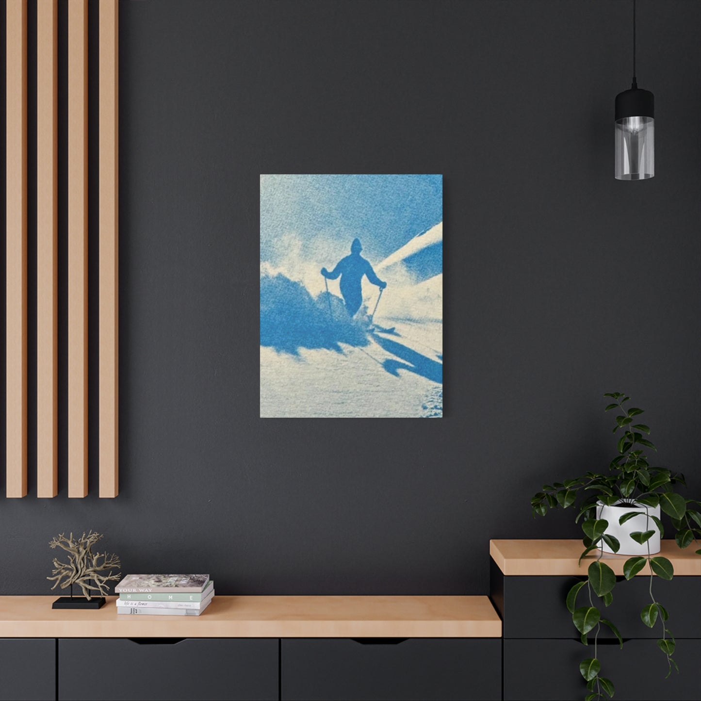 Crystal Snow Skiing Wall Art & Canvas Prints