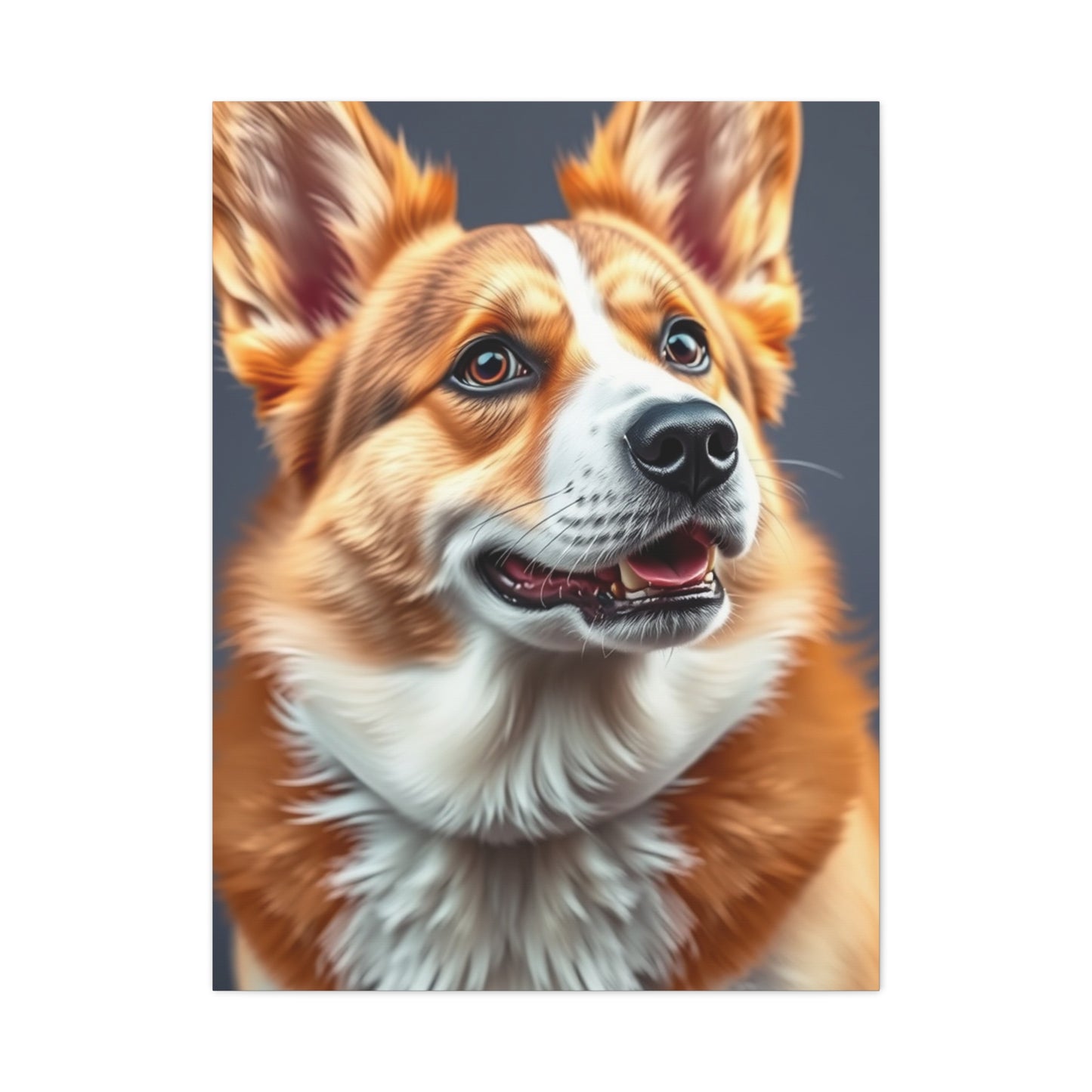Corgi Dog Art Refined Canvas Wall Art & Canvas Print