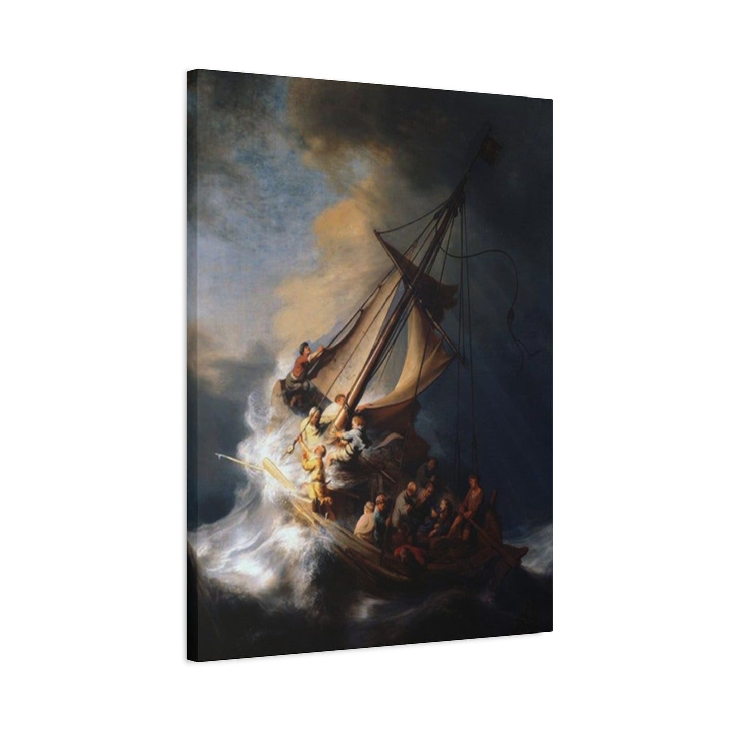 Derailing Ship Painting Wall Art & Canvas Prints
