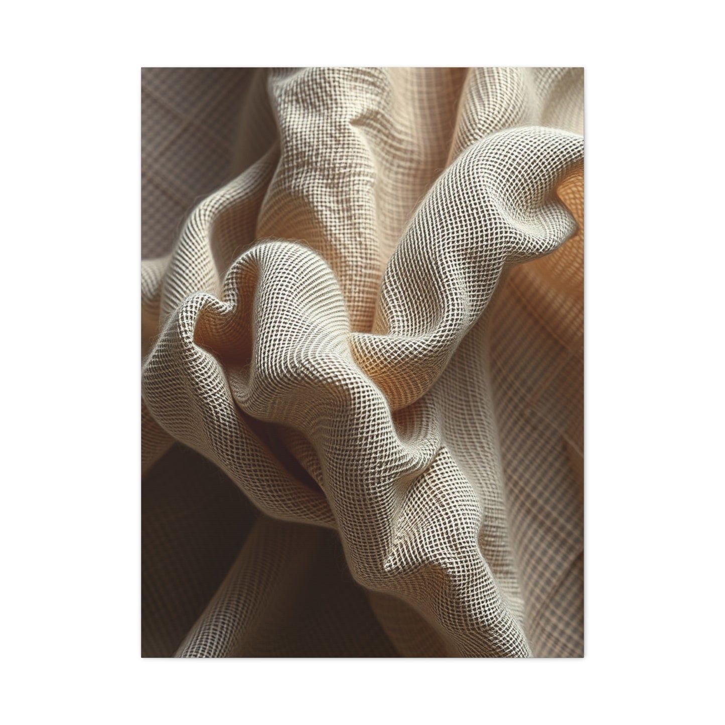 Supreme Taupe, Linen, and Gray Art Collection Wall Art & Canvas Print