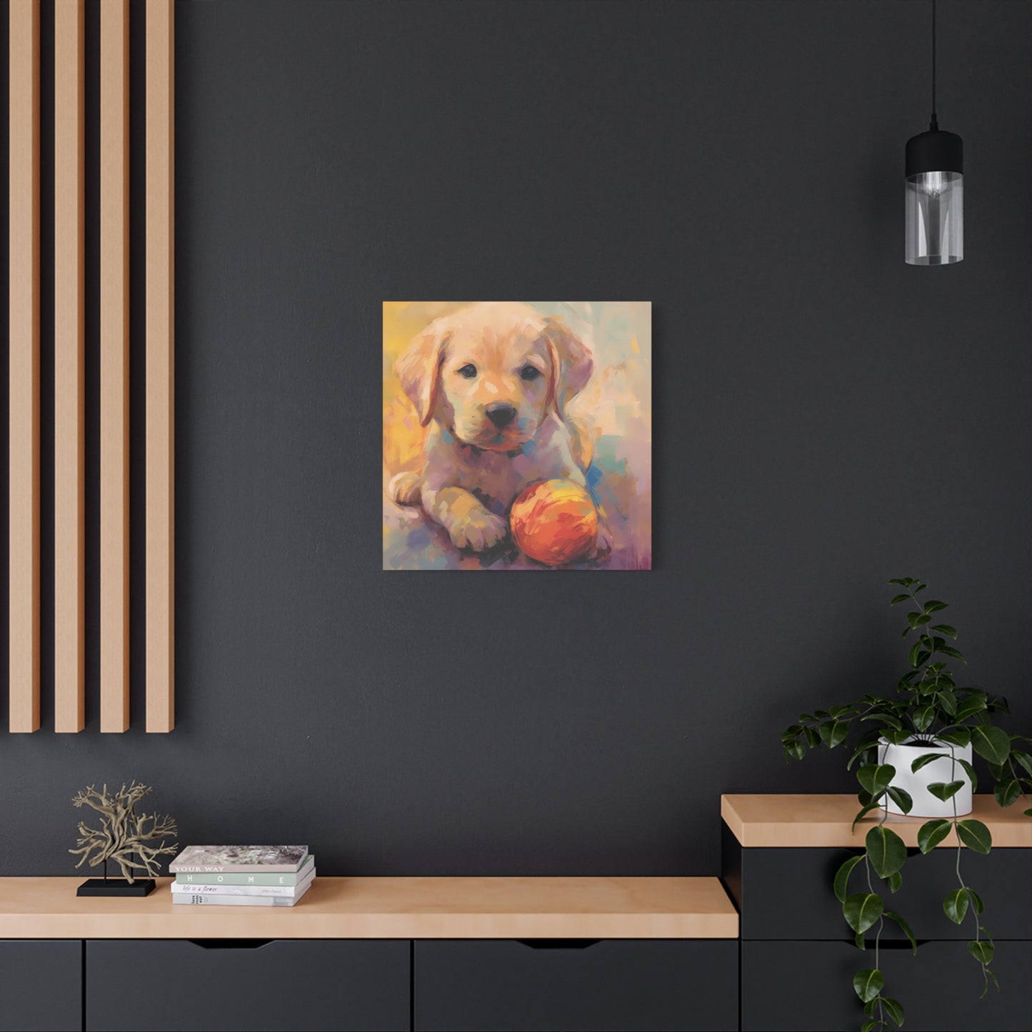 Playful Puppy Dog Wall Art & Canvas Prints