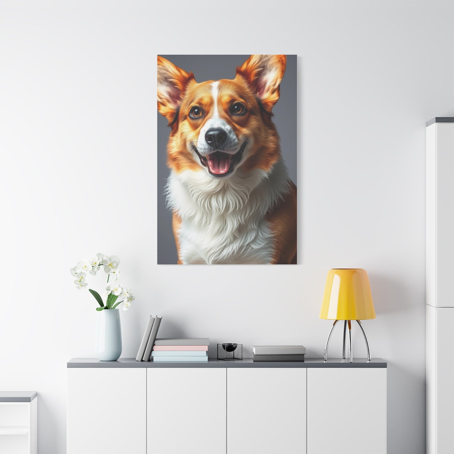 Elite Corgi Dog Art Vision Wall Art & Canvas Print