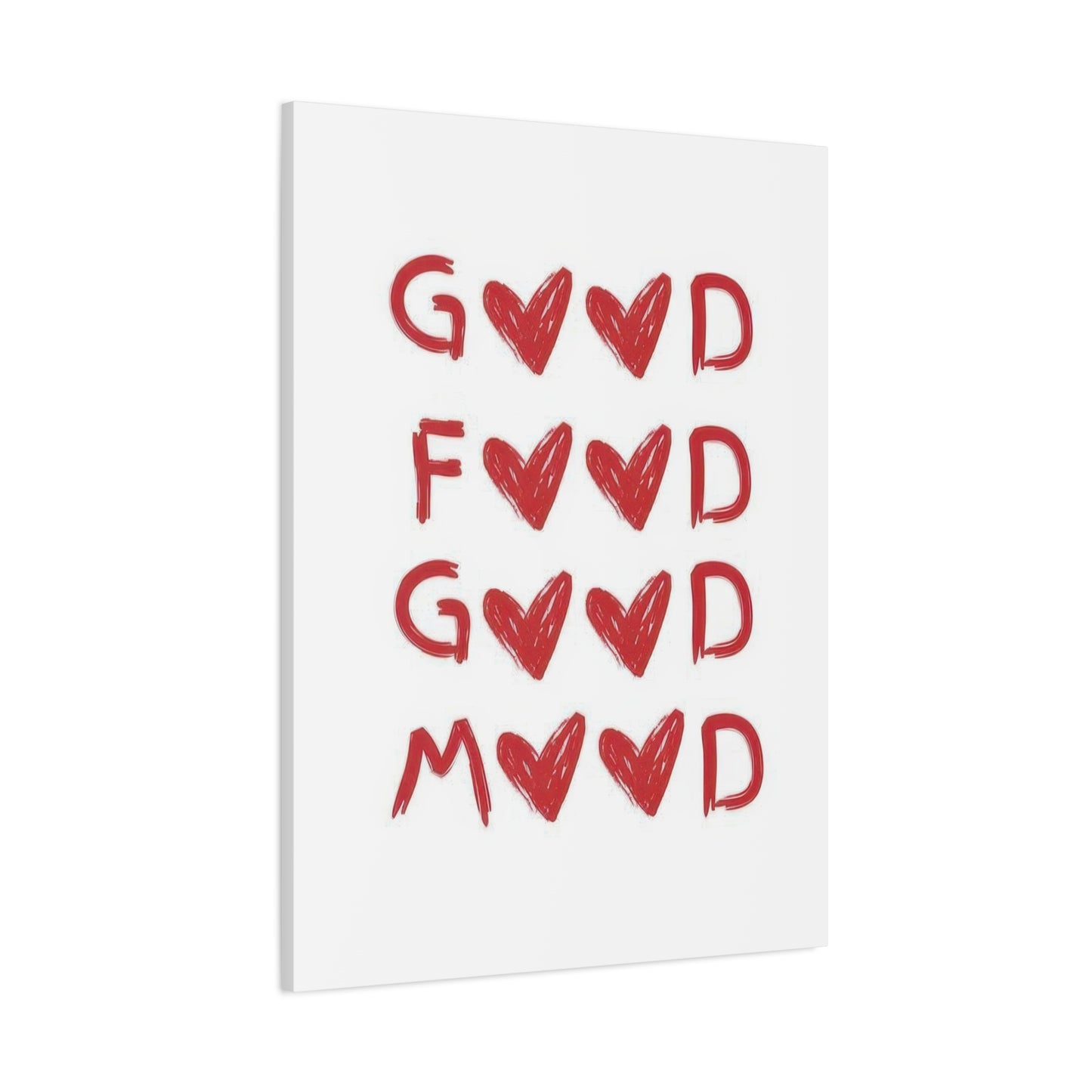 Good Food Good Mood Wall Art & Canvas Prints
