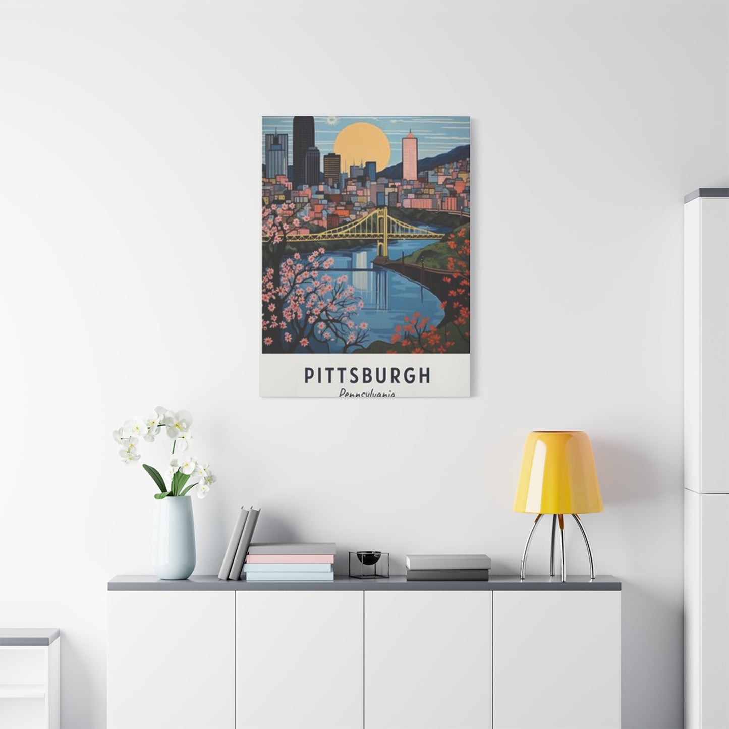 Dawn Sky Pittsburgh Poster Wall Art & Canvas Prints