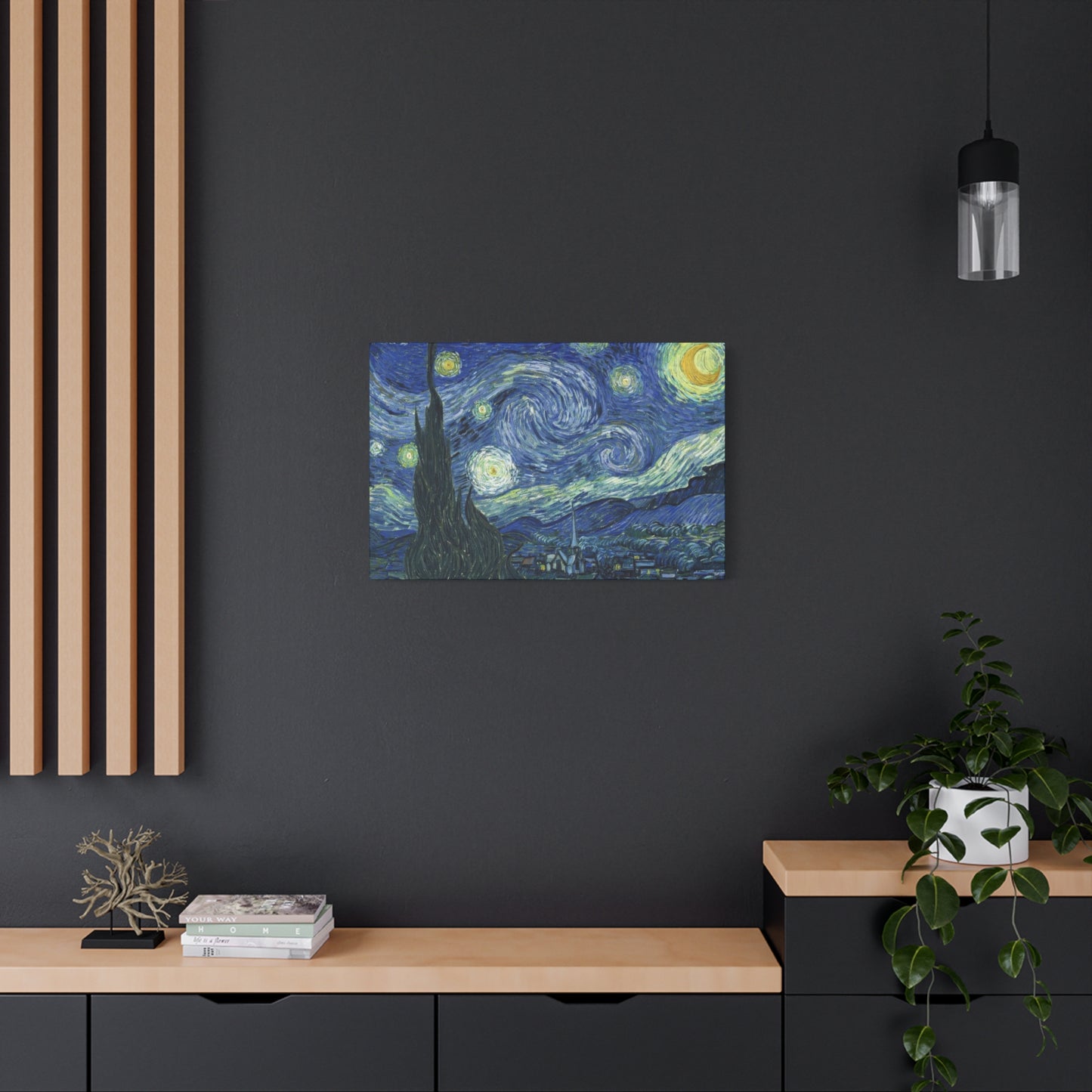 The Starry Night By Vincent Van Gogh Impression Wall Art & Canvas Prints
