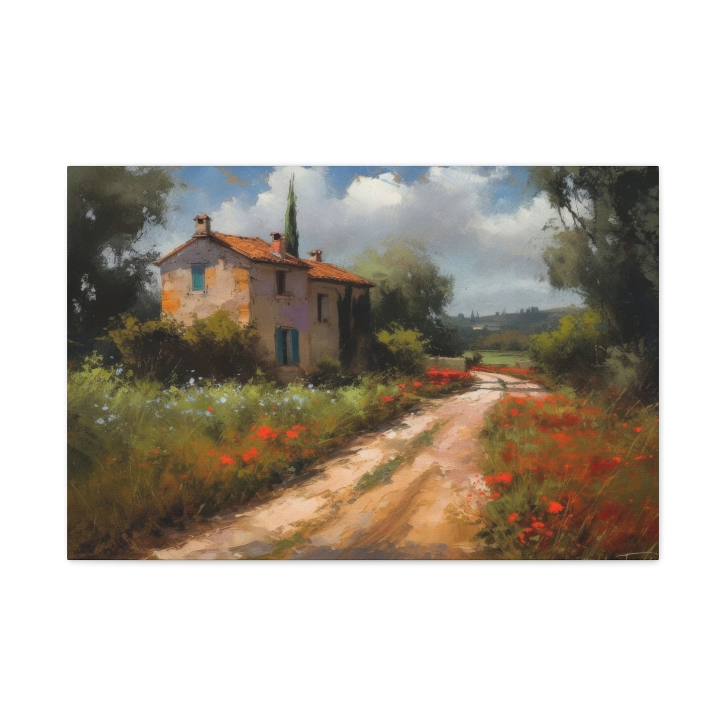Countryside Path French Wall Art & Canvas Prints