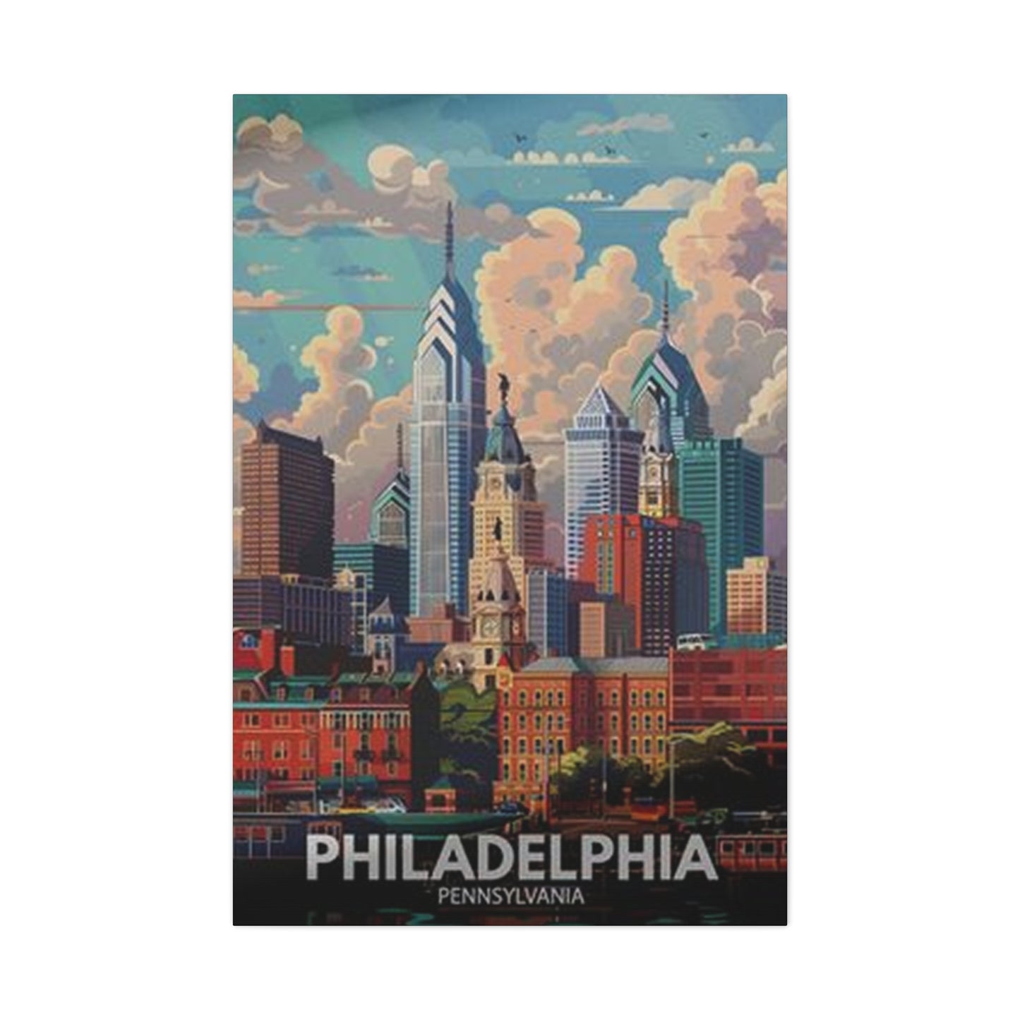 Sunny Day Of Philadelphia Wall Art & Canvas Prints