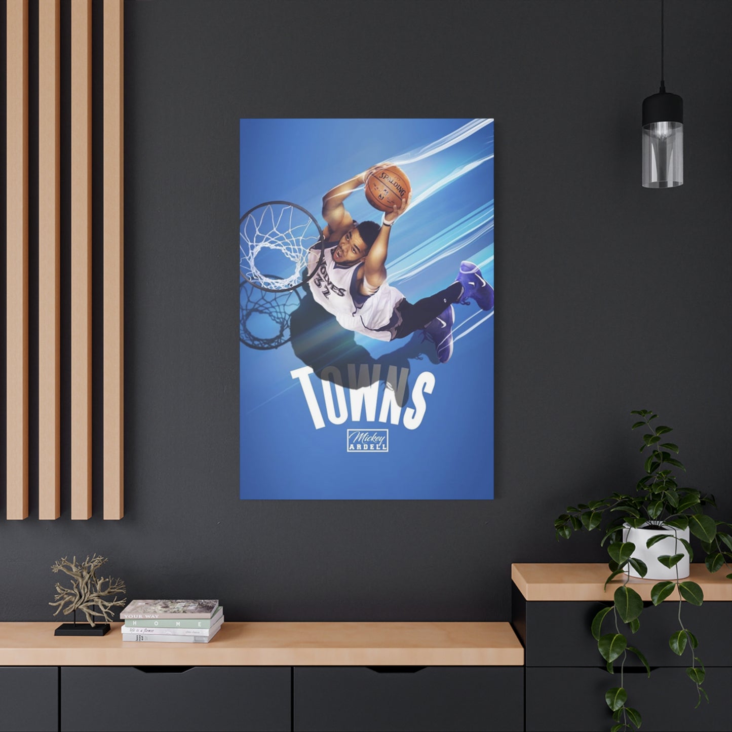 Towns Basketball Poster Wall Art & Canvas Prints