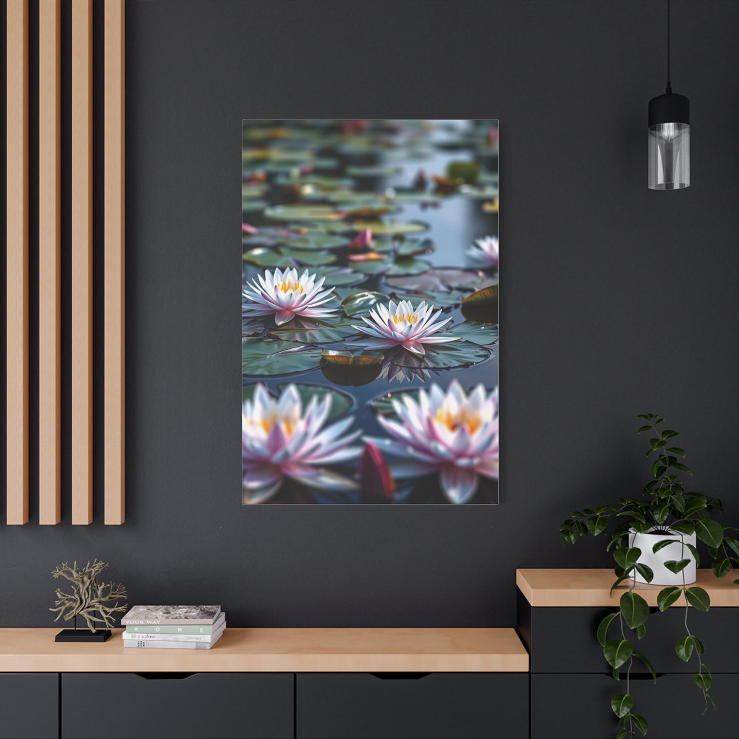Elite Claude Monet Water Lilies Art Vision Wall Art & Canvas Print