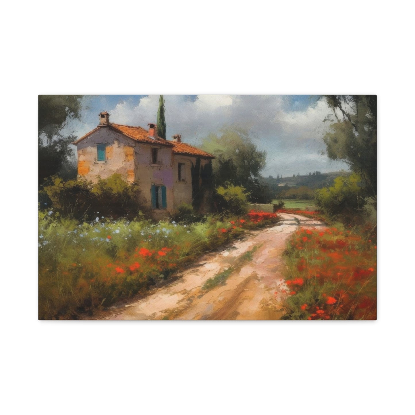 Countryside Path French Wall Art & Canvas Prints