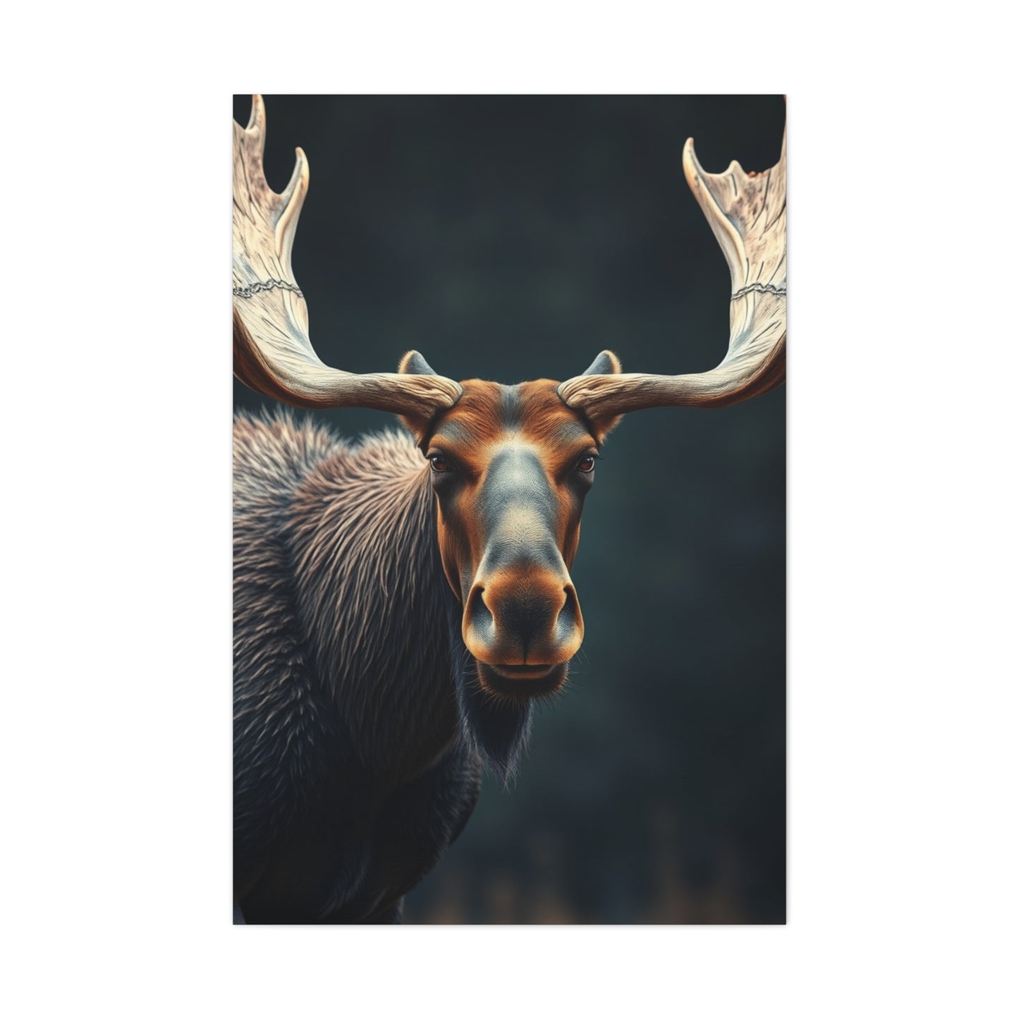 Moose Art Luxury Canvas Wall Art & Canvas Print