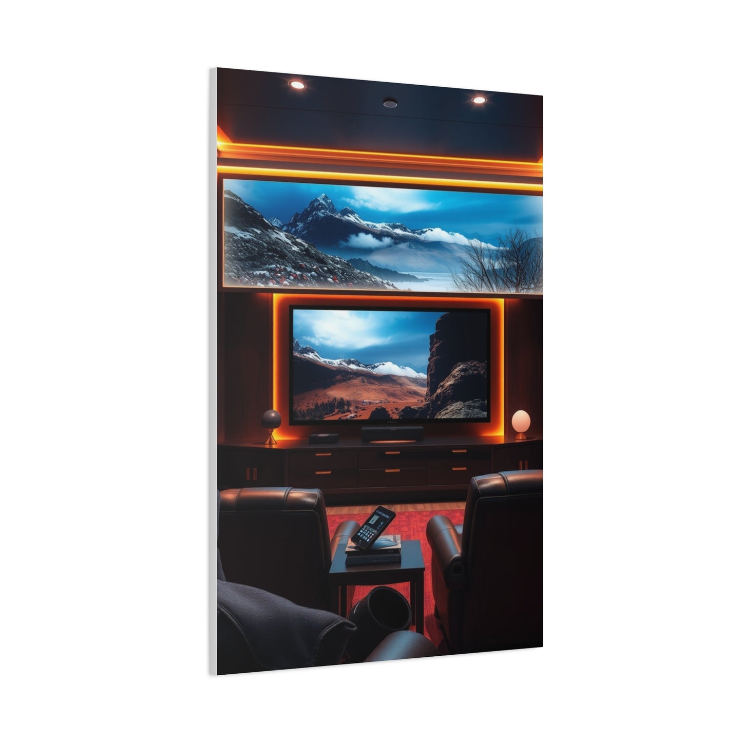 Home Theatre Decor Art Refined Canvas Wall Art & Canvas Print