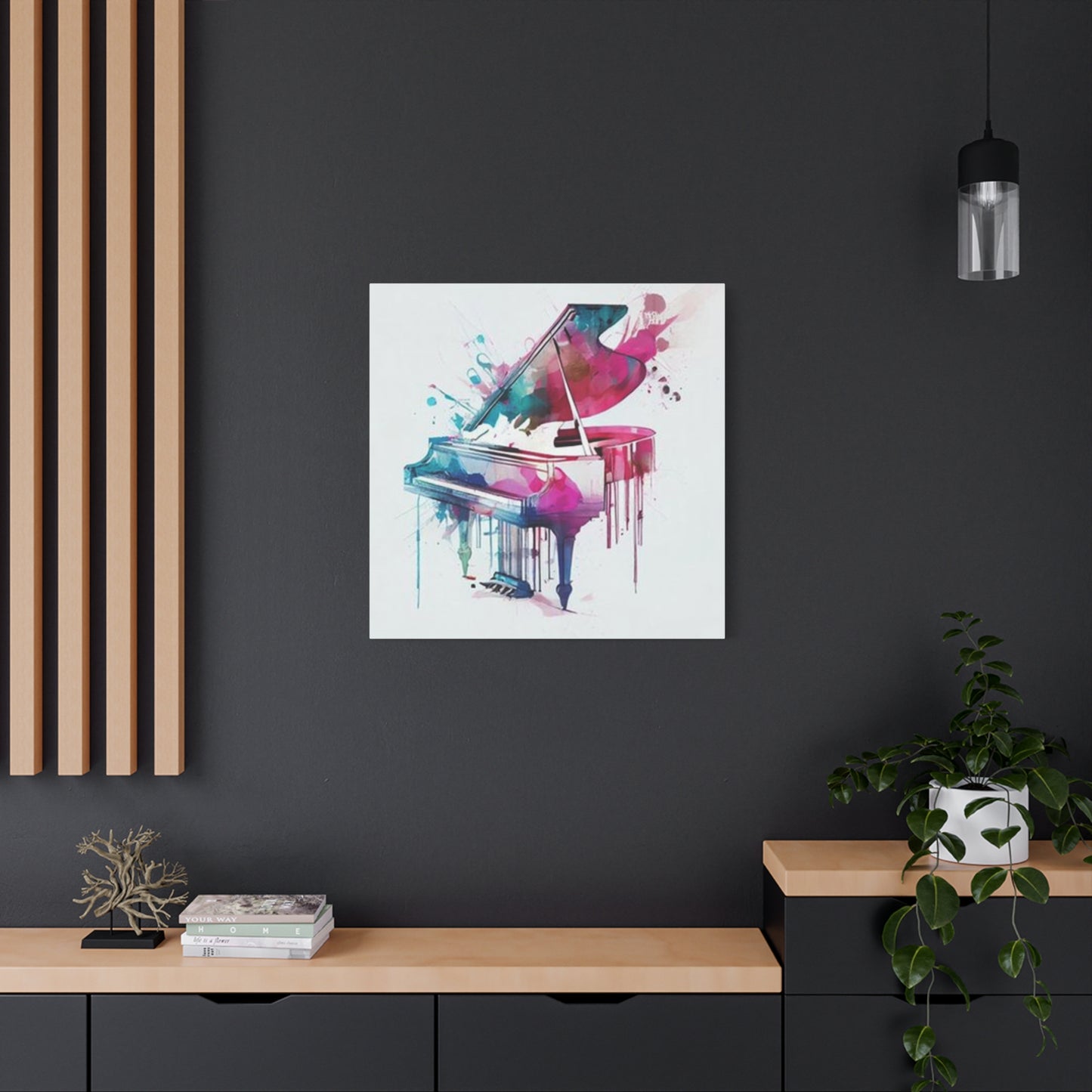 Colorful Piano Painting Wall Art & Canvas Prints